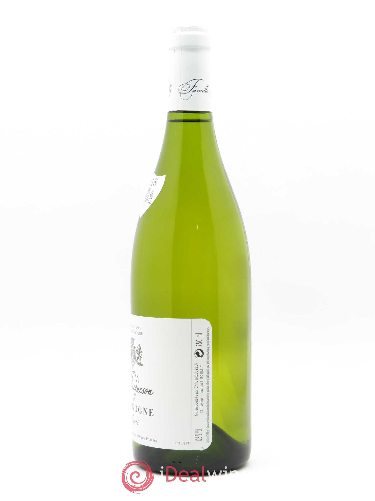 Bourgogne Aligoté Paul & Marie Jacqueson 2018 - Lot de 1 bouteille - 1