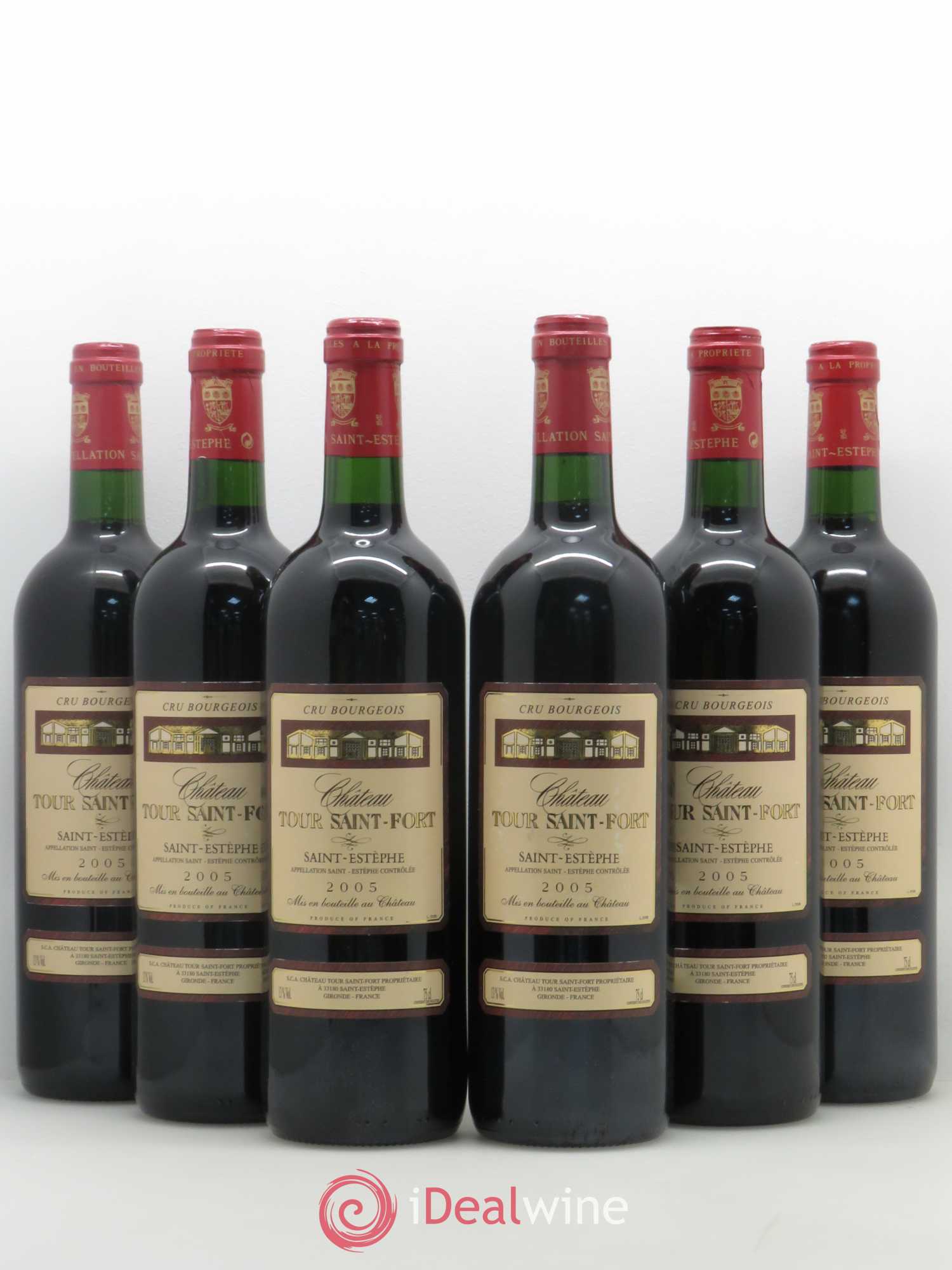 Saint-Estèphe Château Tour Saint Fort 2005 - Lot de 6 bouteilles - 0