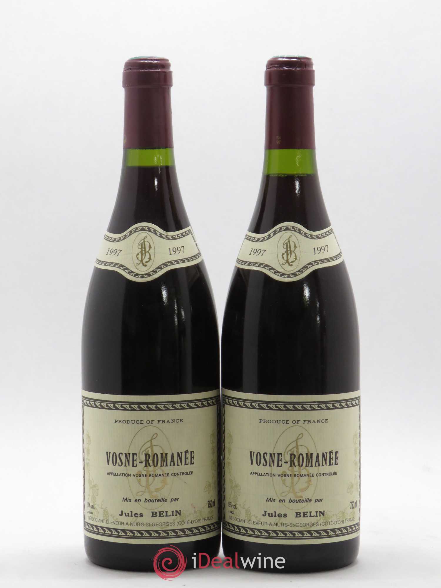 Vosne-Romanée Jules Belin 1997 - Posten von 2 Flaschen - 0