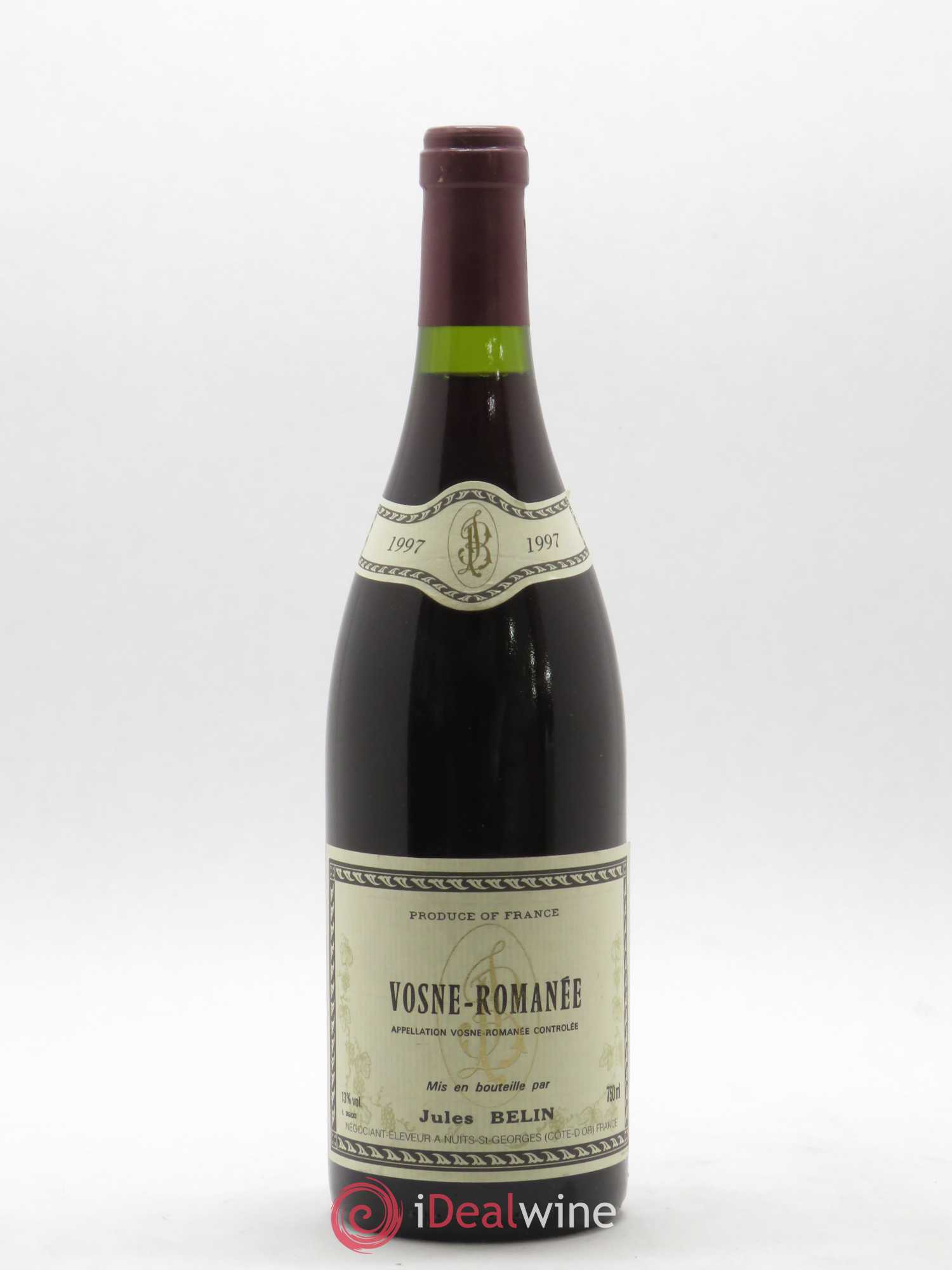 Vosne-Romanée Jules Belin 1997 - Posten von 1 Flasche - 0