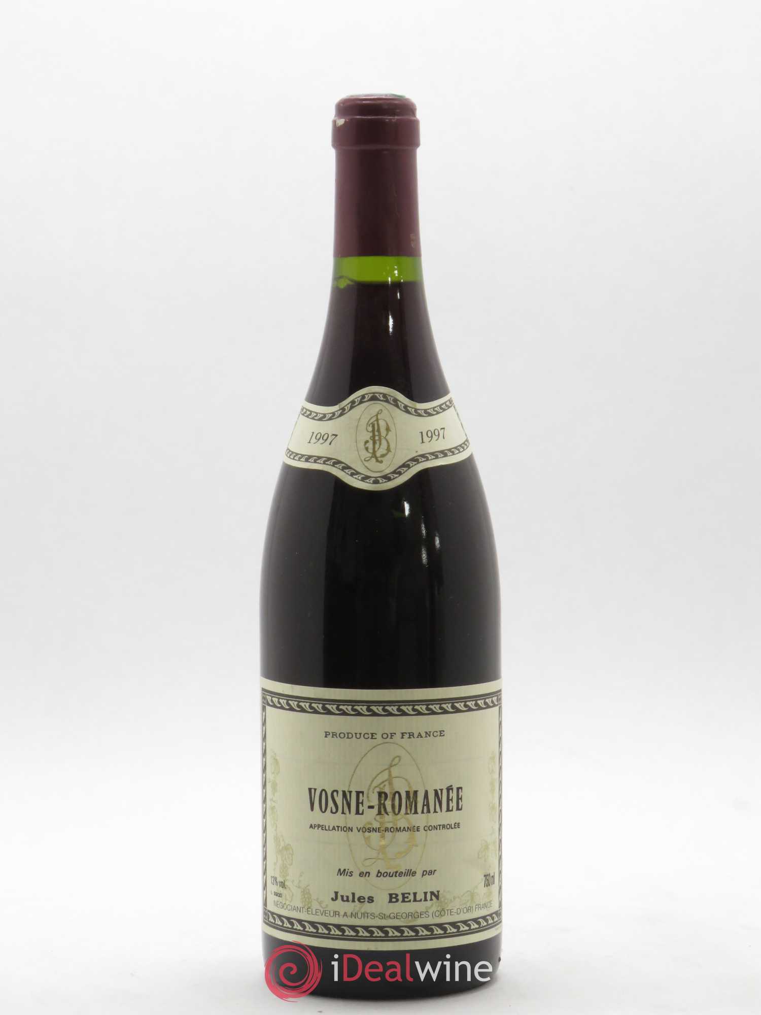 Vosne-Romanée Jules Belin 1997 - Posten von 1 Flasche - 0