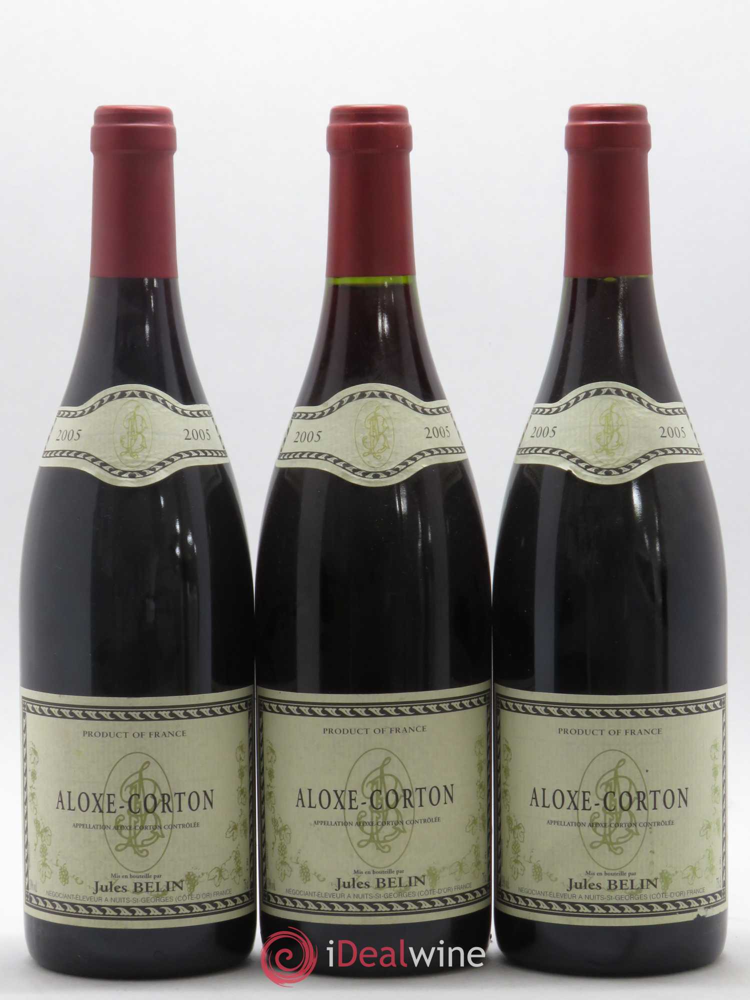 Aloxe-Corton Jules Belin 2005 - Posten von 3 Flaschen - 0