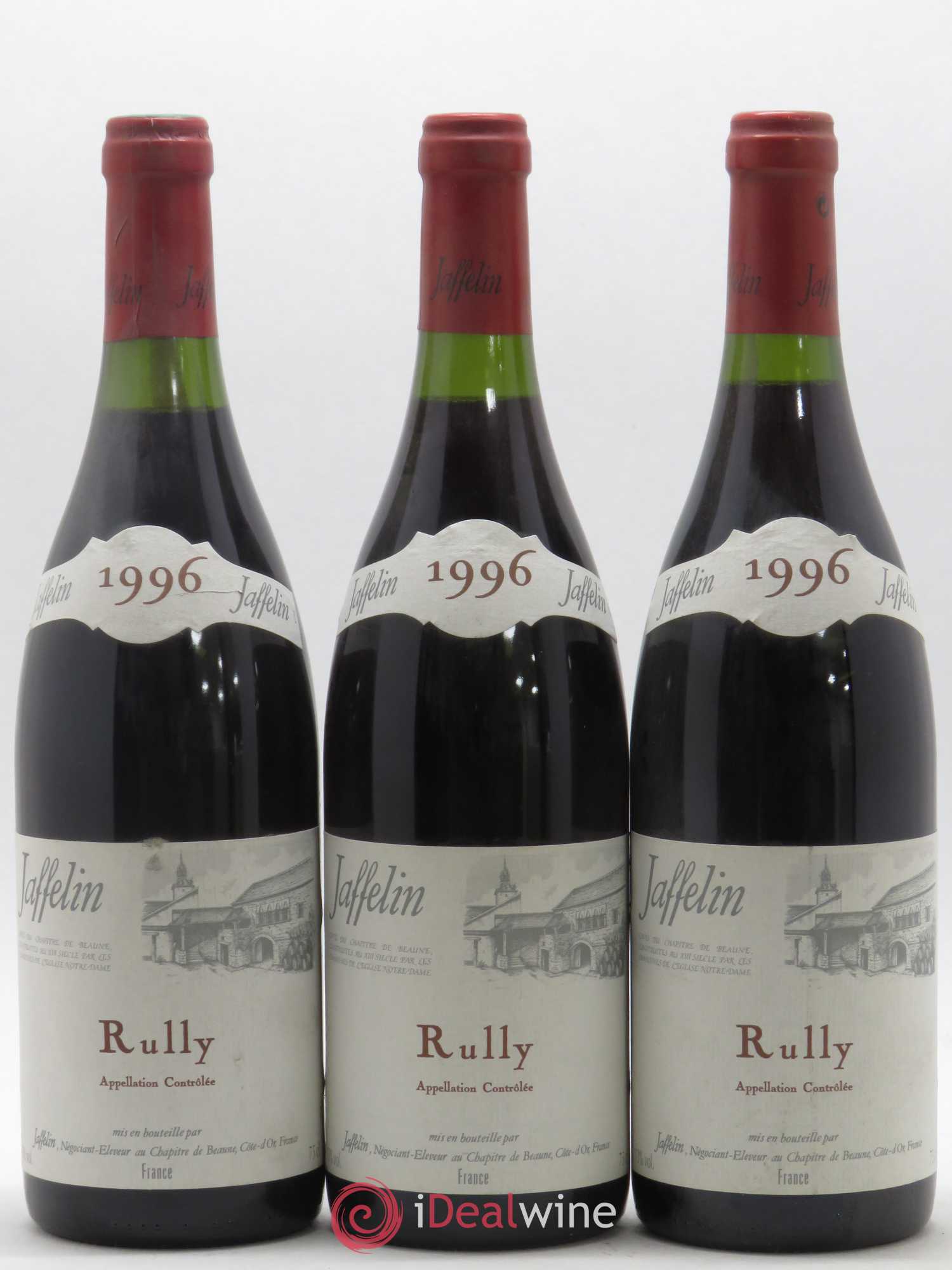 Rully Jaffelin 1996 - Posten von 3 Flaschen - 0