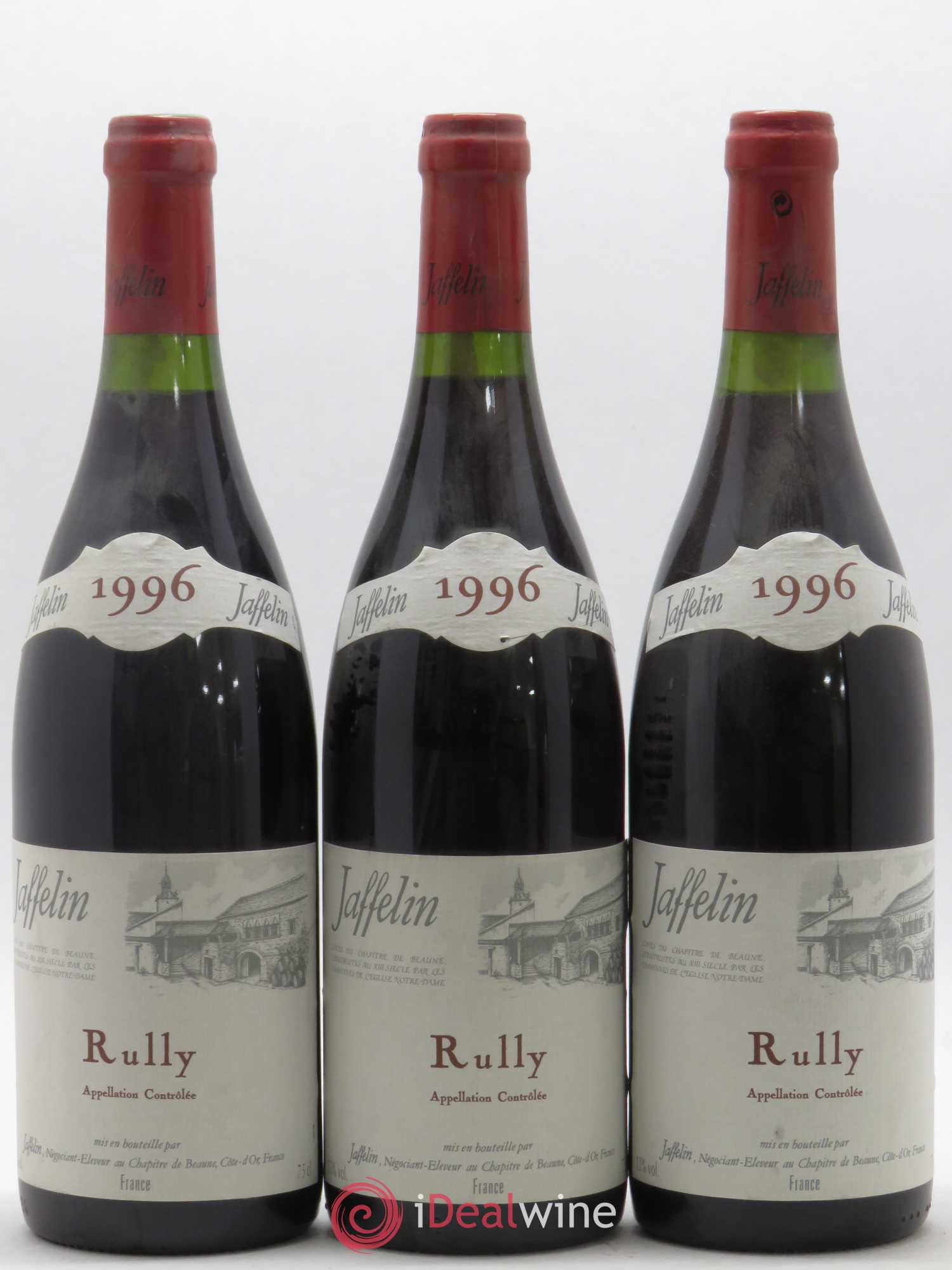 Rully Jaffelin 1996 - Posten von 3 Flaschen - 0
