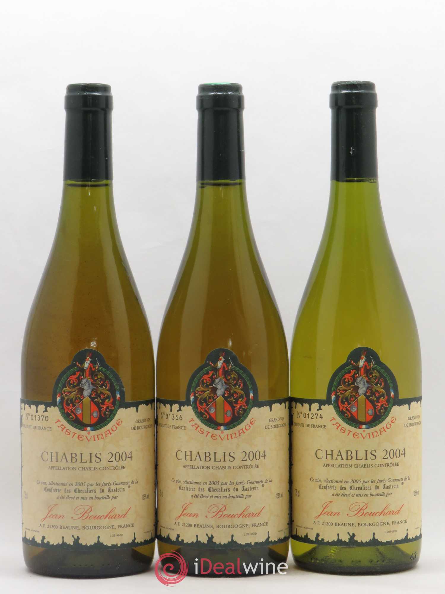 Chablis Jean Bouchard Tastevinage 2004 - Posten von 6 Flaschen - 1