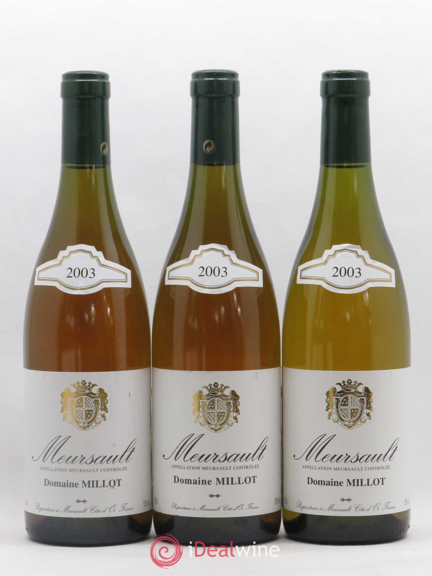 Meursault Domaine Millot 2003 - Lot de 6 bouteilles - 2