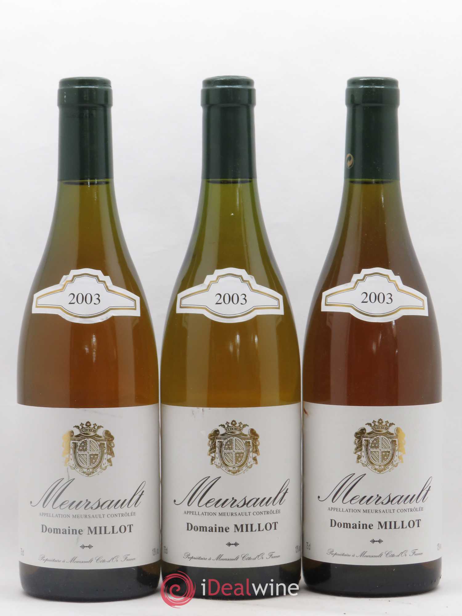 Meursault Domaine Millot 2003 - Lot de 6 bouteilles - 2