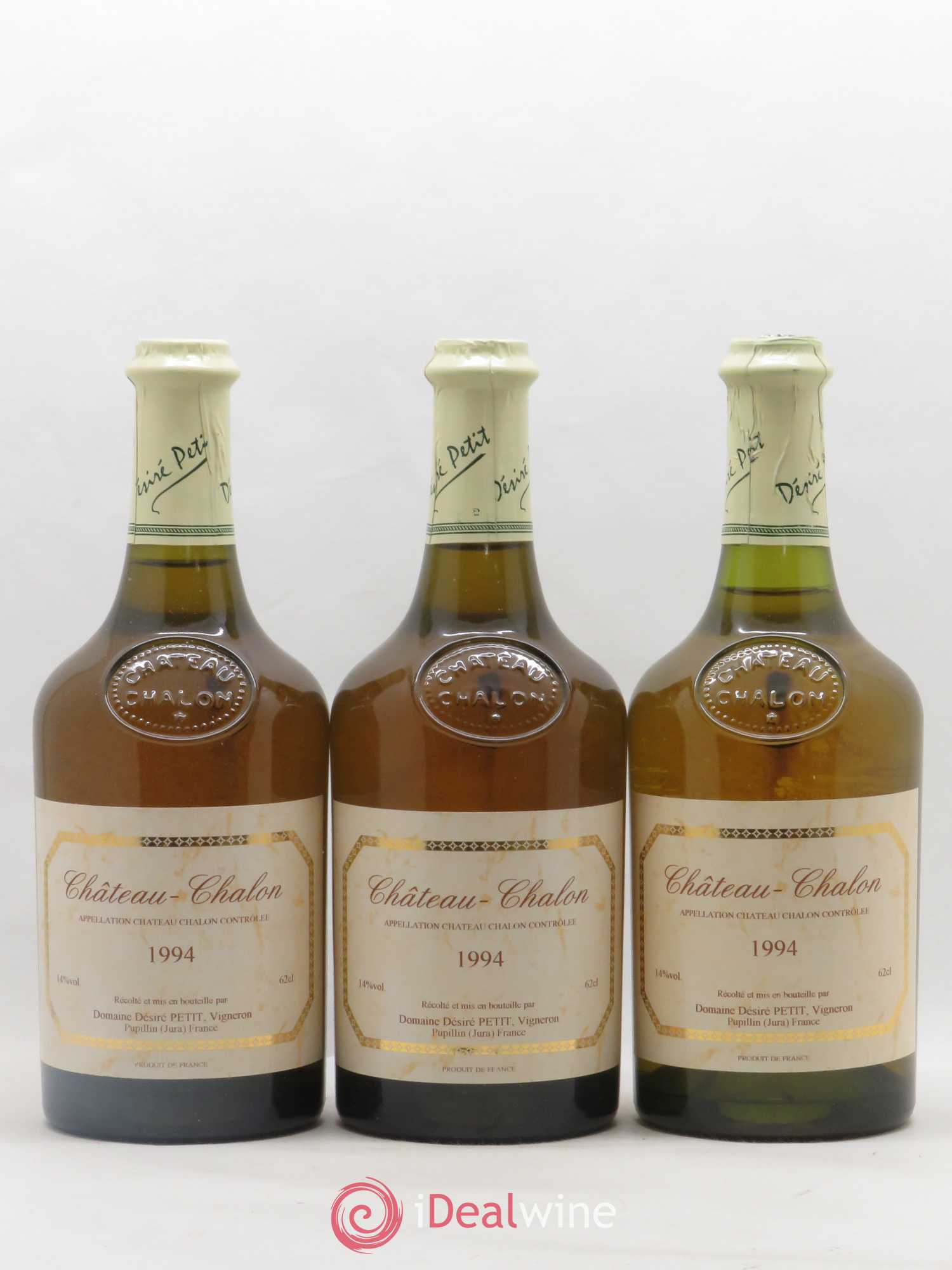 Château-Chalon Désiré Petit 1994 - Posten von 3 Flaschen - 0