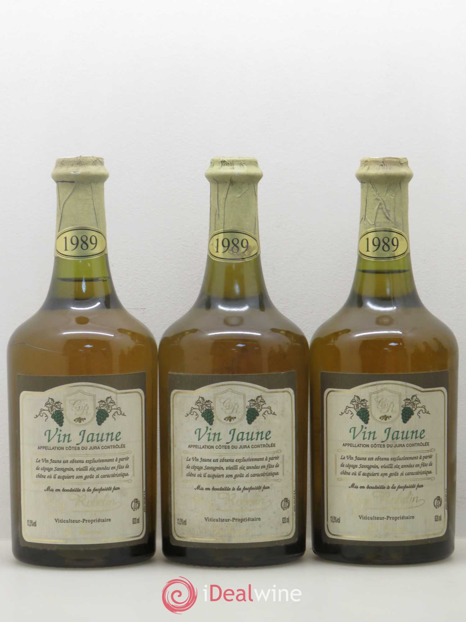 Arbois Vin Jaune Guy Roblin 1989 - Lot de 6 bouteilles - 1