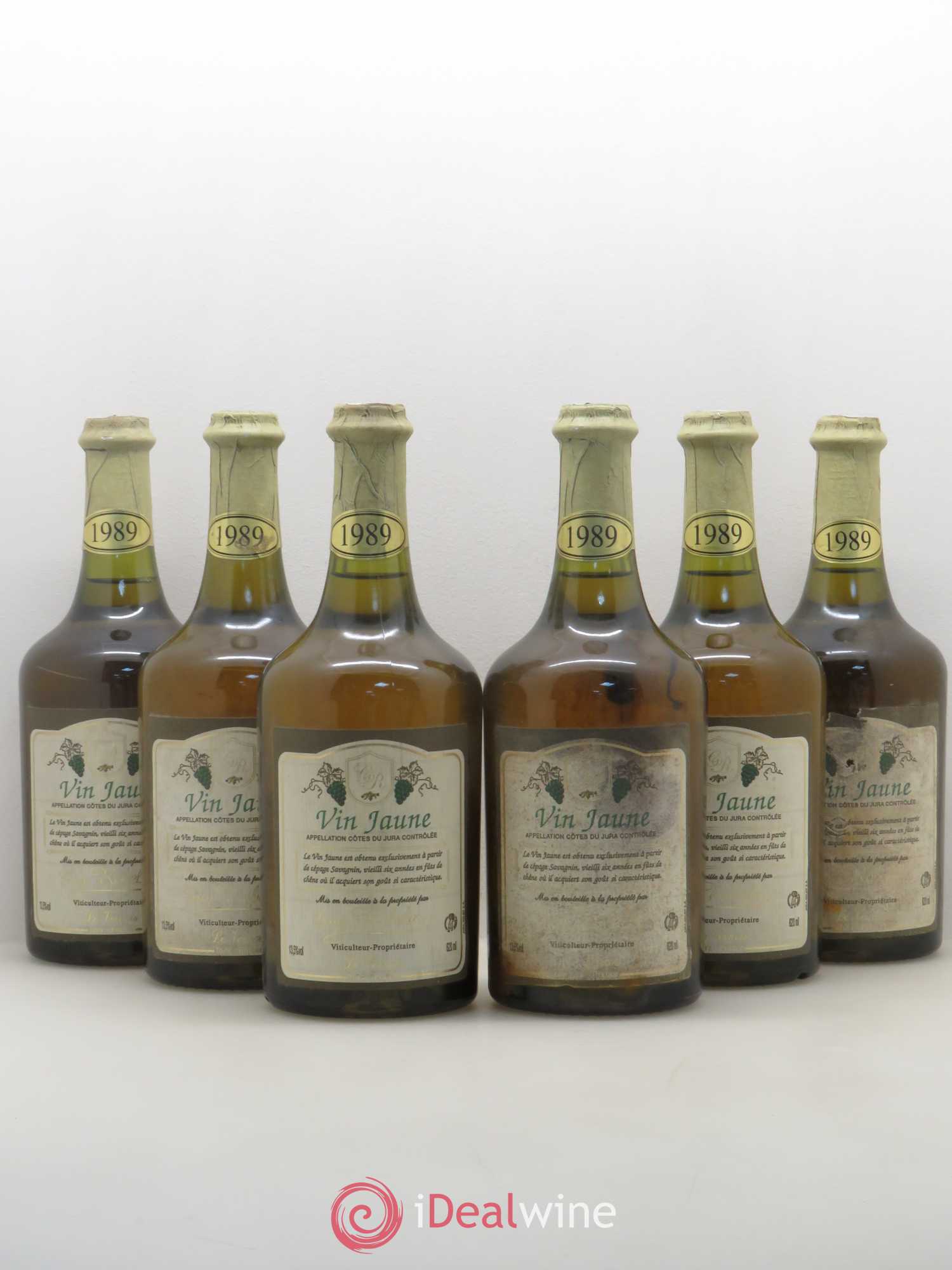 Arbois Vin Jaune Guy Roblin 1989 - Lot de 6 bouteilles - 0