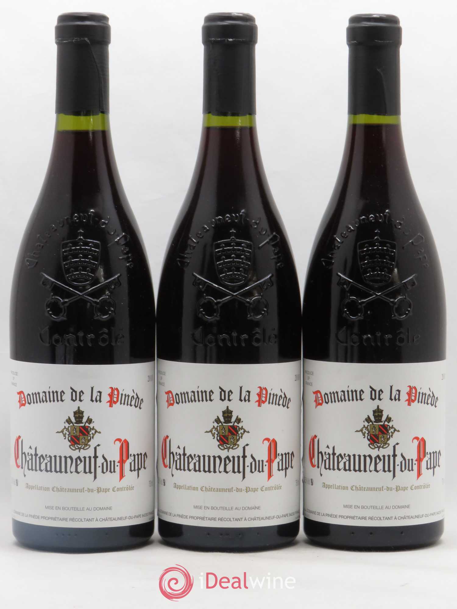Châteauneuf-du-Pape Domaine de la Pinède 2010 - Lot de 3 bouteilles - 0