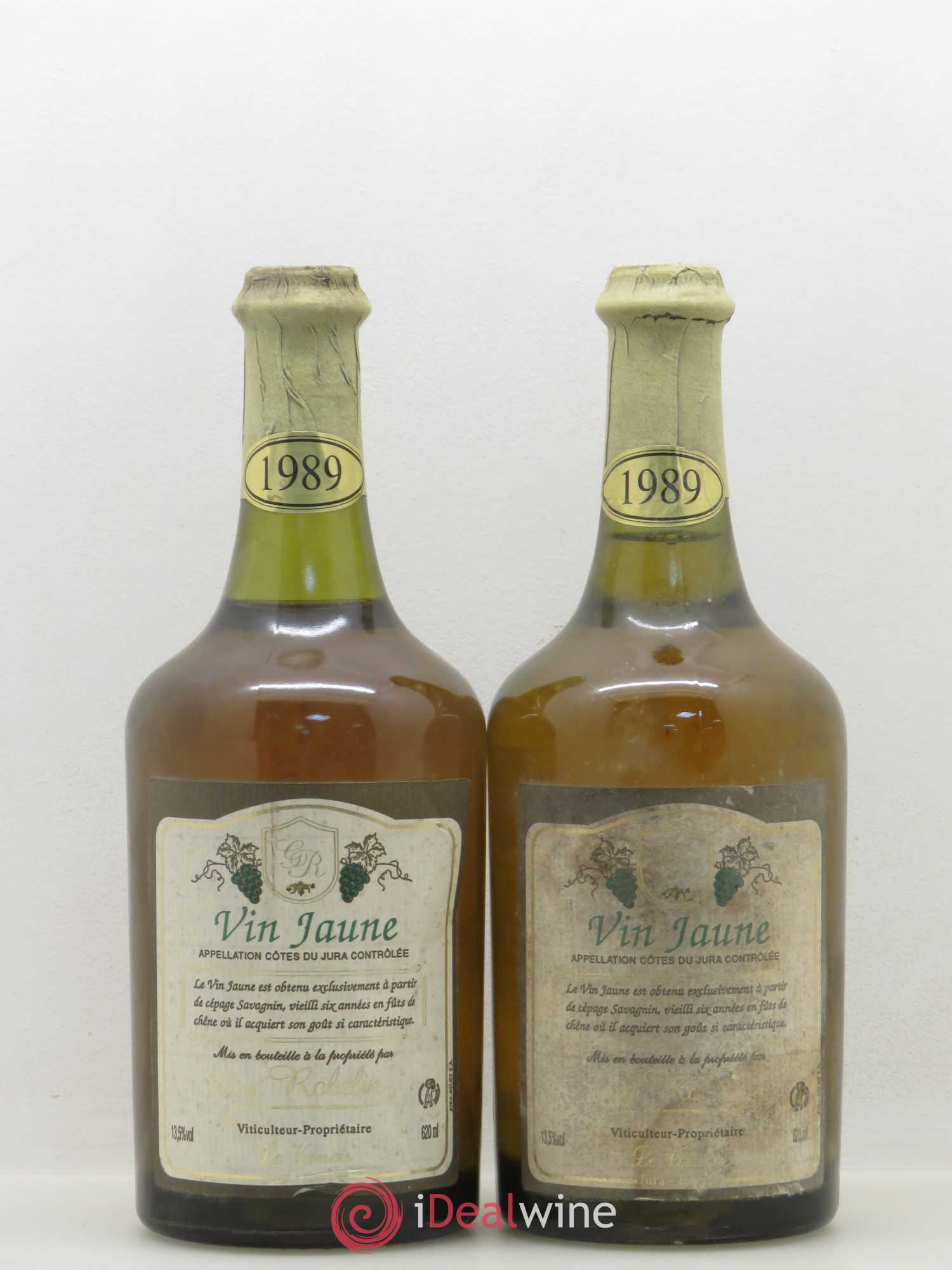 Arbois Vin Jaune Guy Roblin 1989 - Lot de 2 bouteilles - 0