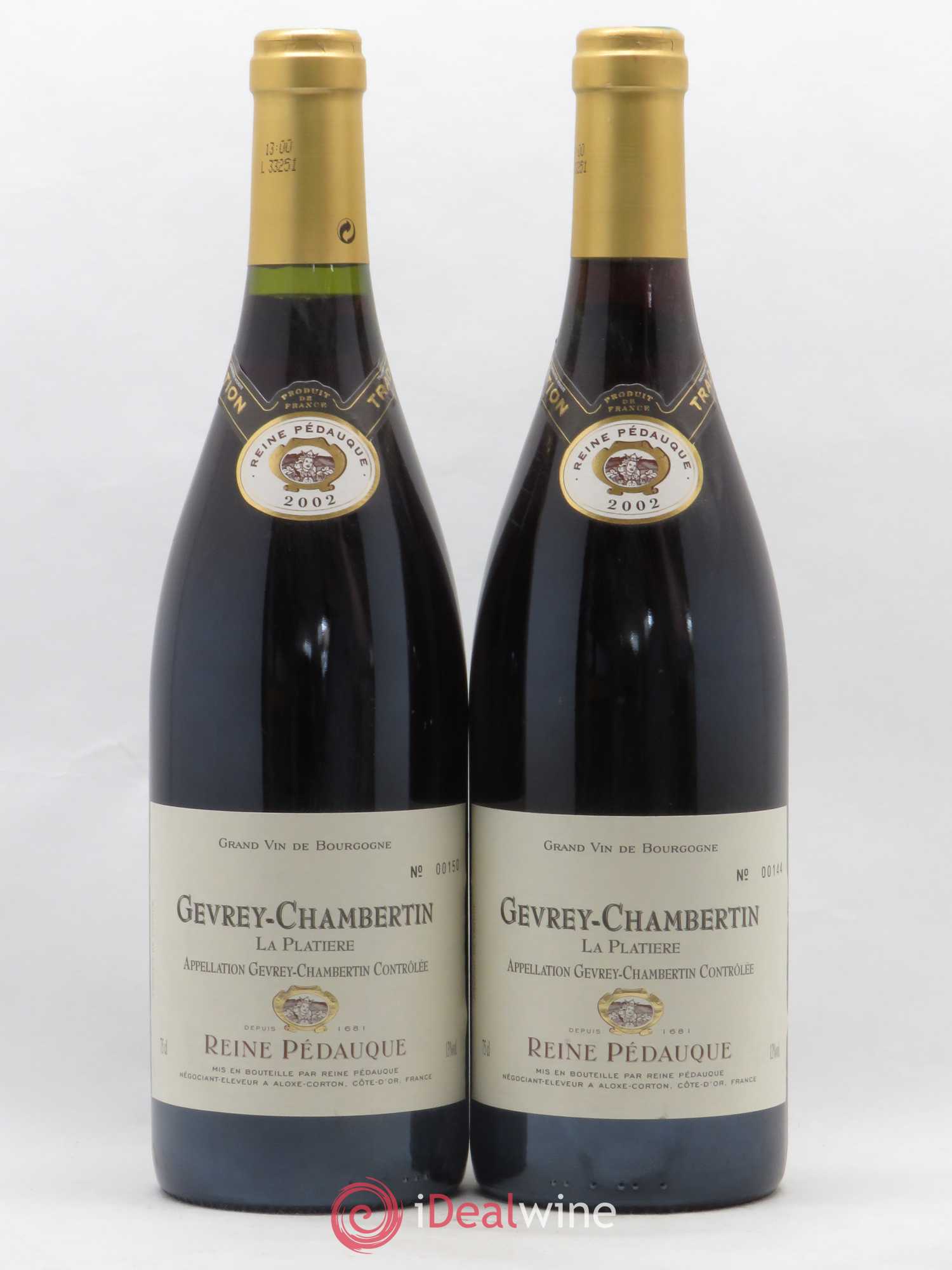 Gevrey-Chambertin La Platière Reine Pedauque 2002 - Posten von 2 Flaschen - 0
