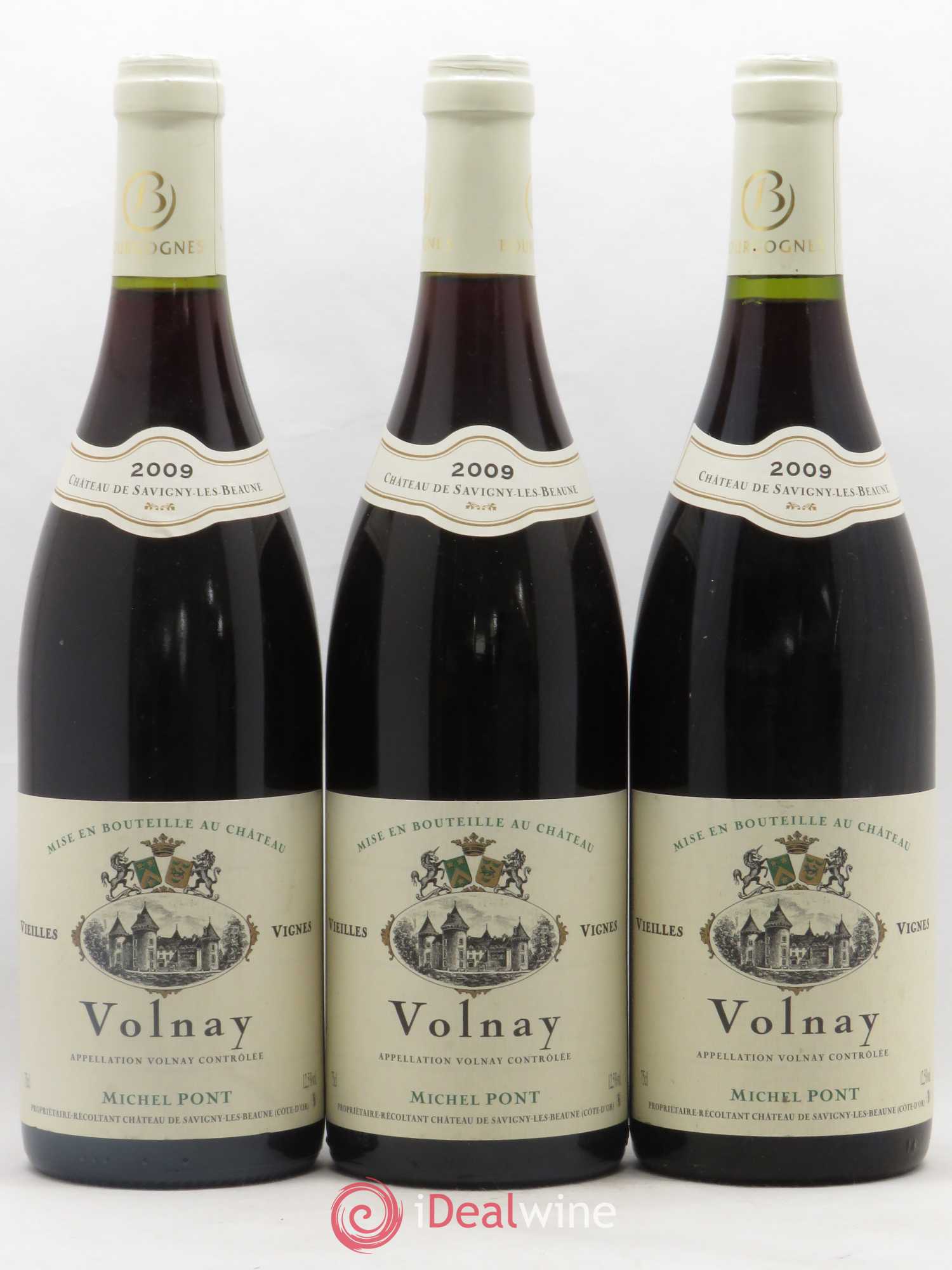 Volnay Vieilles Vignes Michel Pont Chateau de Savigny 2009 - Posten von 3 Flaschen - 0