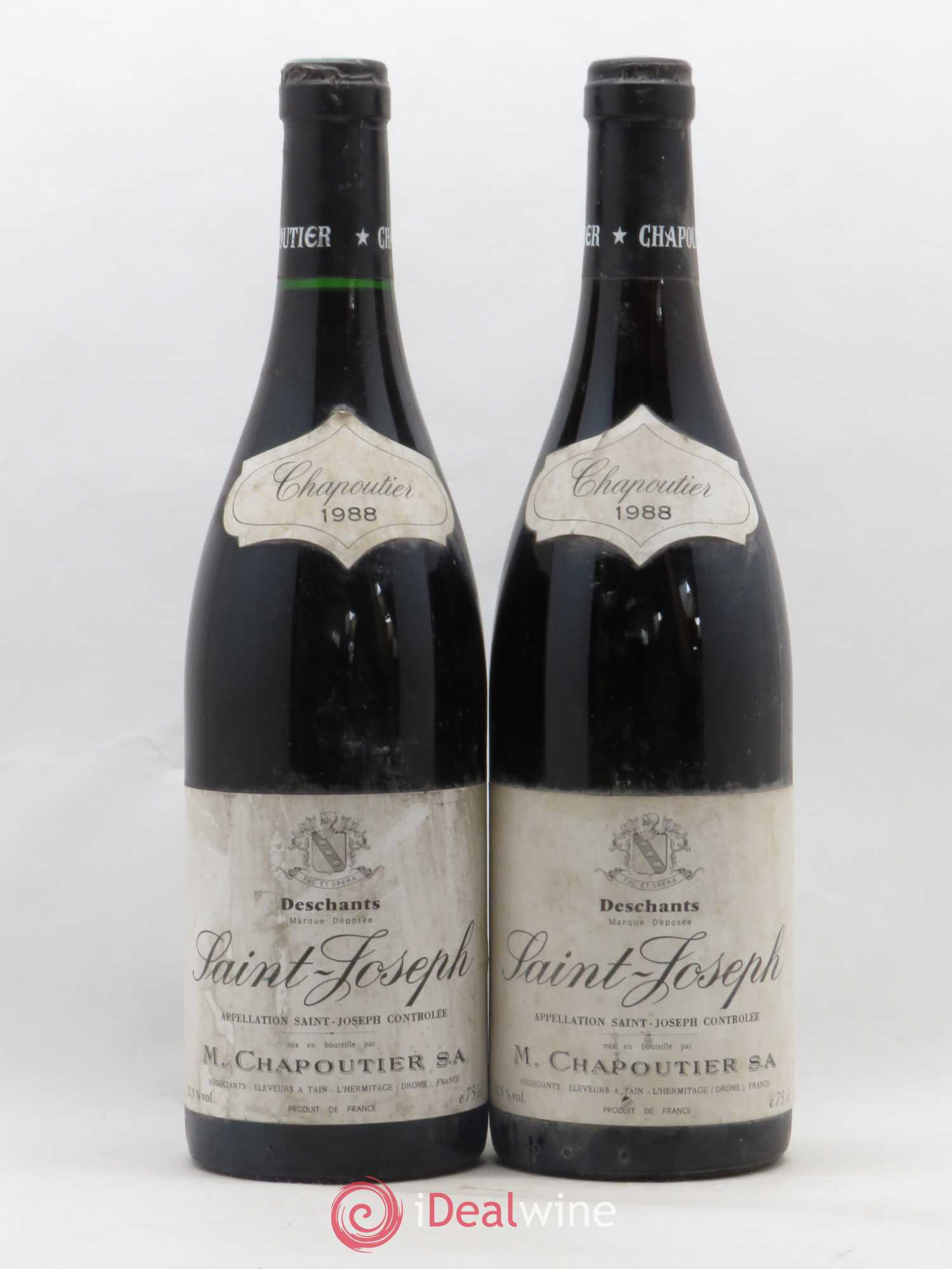 Saint-Joseph Deschants Chapoutier 1988 - Lot de 2 bouteilles - 0