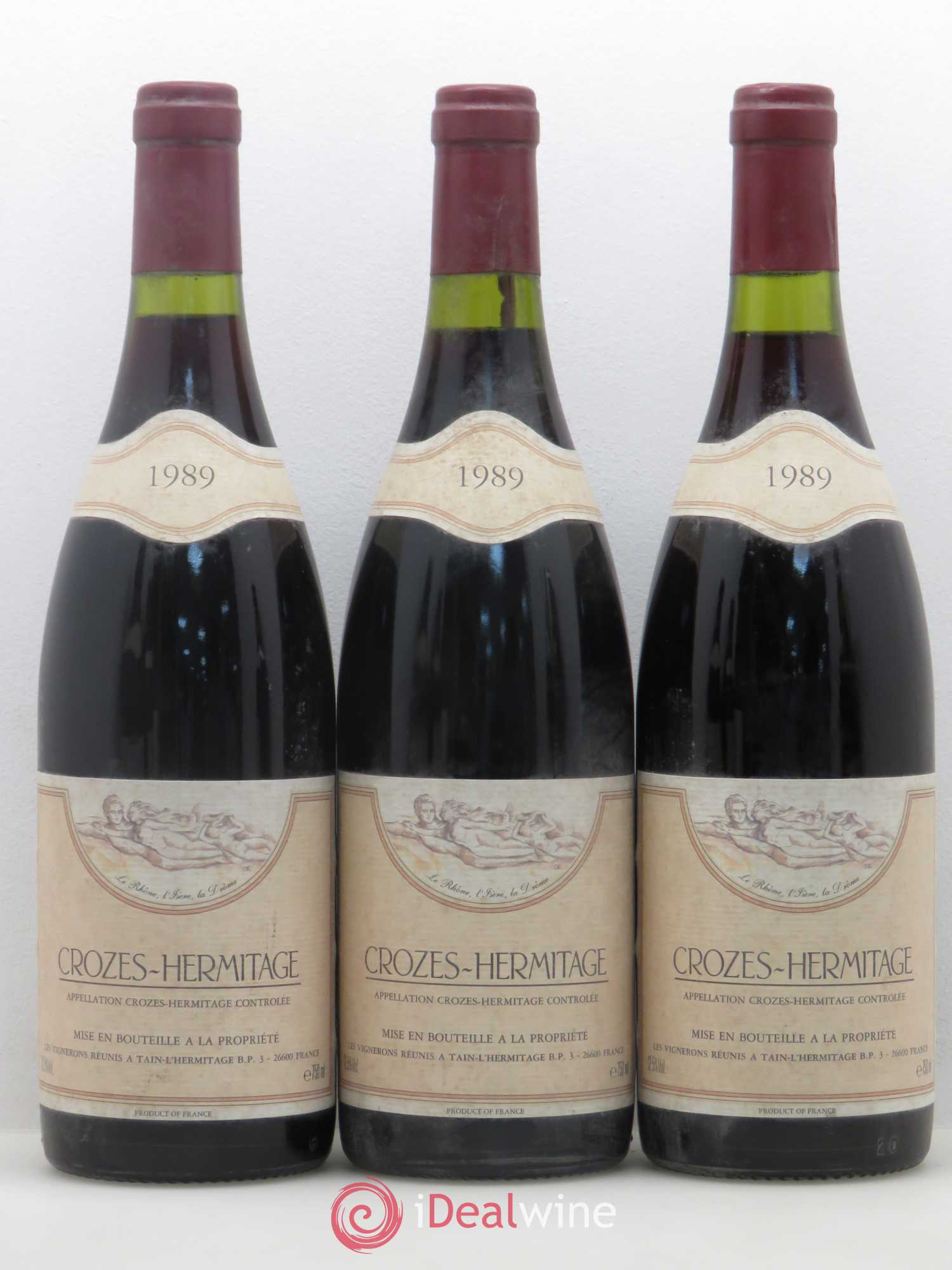 Crozes-Hermitage Les Vignerons de Tain l'Hermitage 1989 - Lot de 6 bouteilles - 2