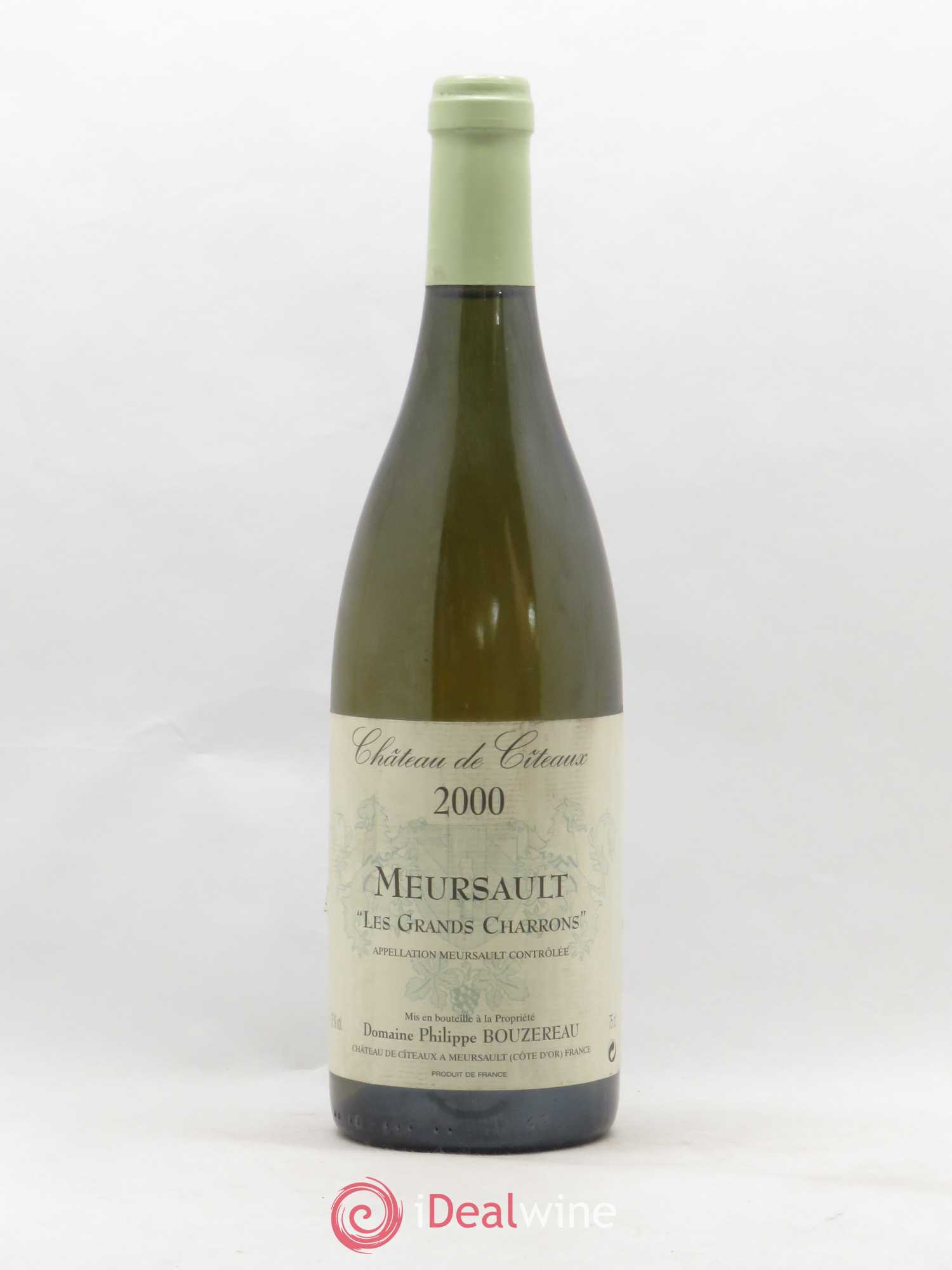 Meursault Les Grand Charrons Chateau de Citeaux Domaine Philippe Bouzereau 2000 - Posten von 1 Flasche - 0