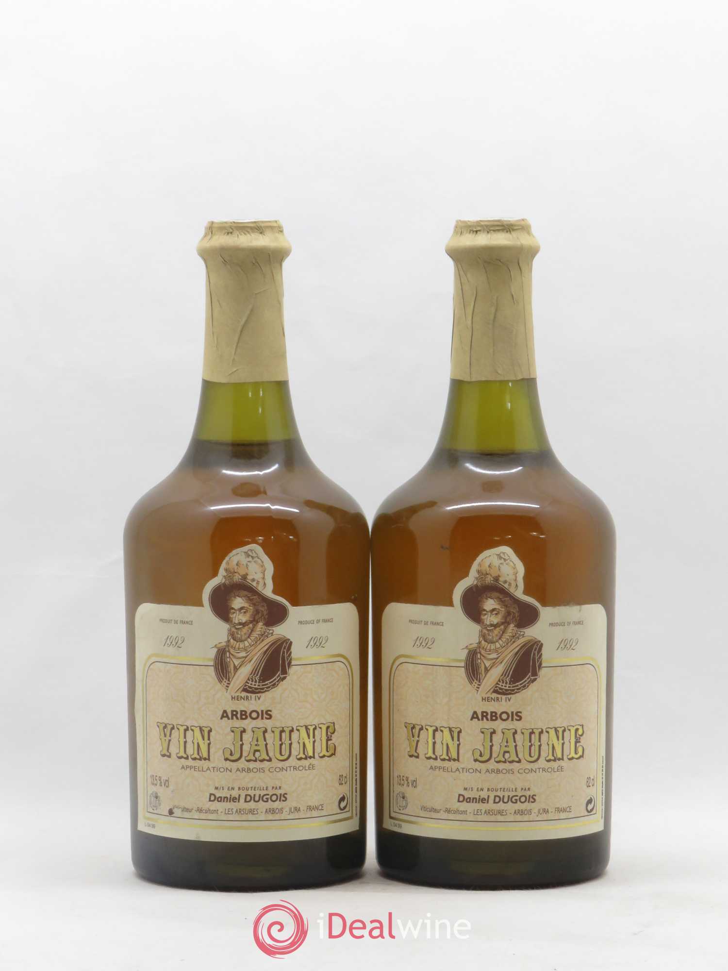 Arbois Vin Jaune Daniel Dugois 1992 - Posten von 2 Flaschen - 0