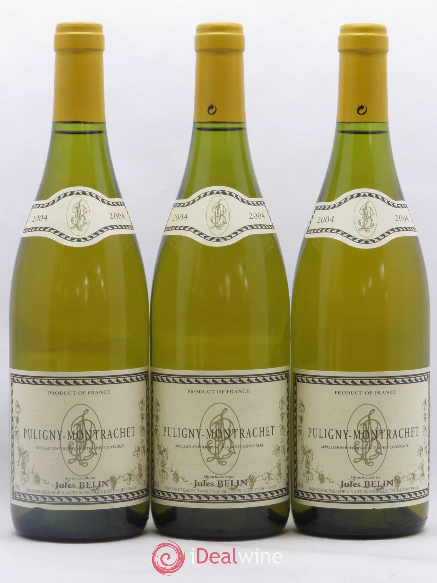 Puligny-Montrachet Jules Belin 2004 - Posten von 3 Flaschen - 0