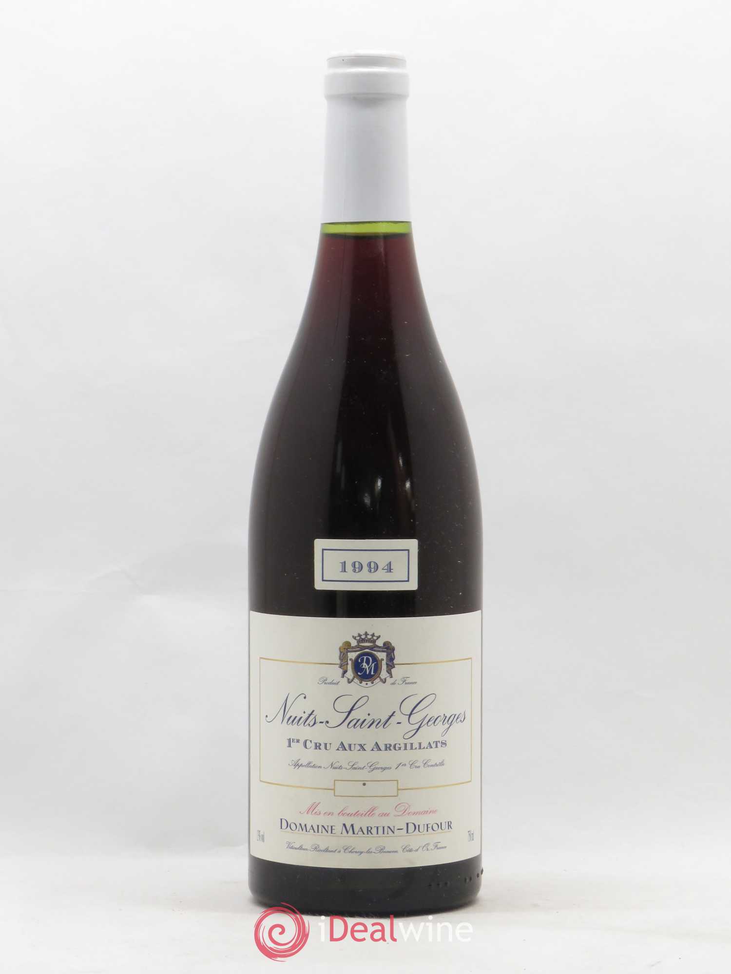 Nuits-Saint-Georges 1er Cru Aux Argillats Domaine Martin Dufour 1994 - Posten von 1 Flasche - 0