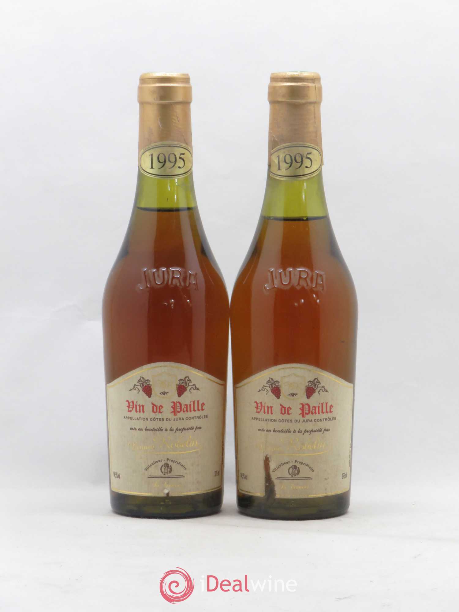 Côtes du Jura Vin de Paille Bruno Roblin (sans prix de réserve) 1995 - Posten von 2 Demi-Flaschen - 0