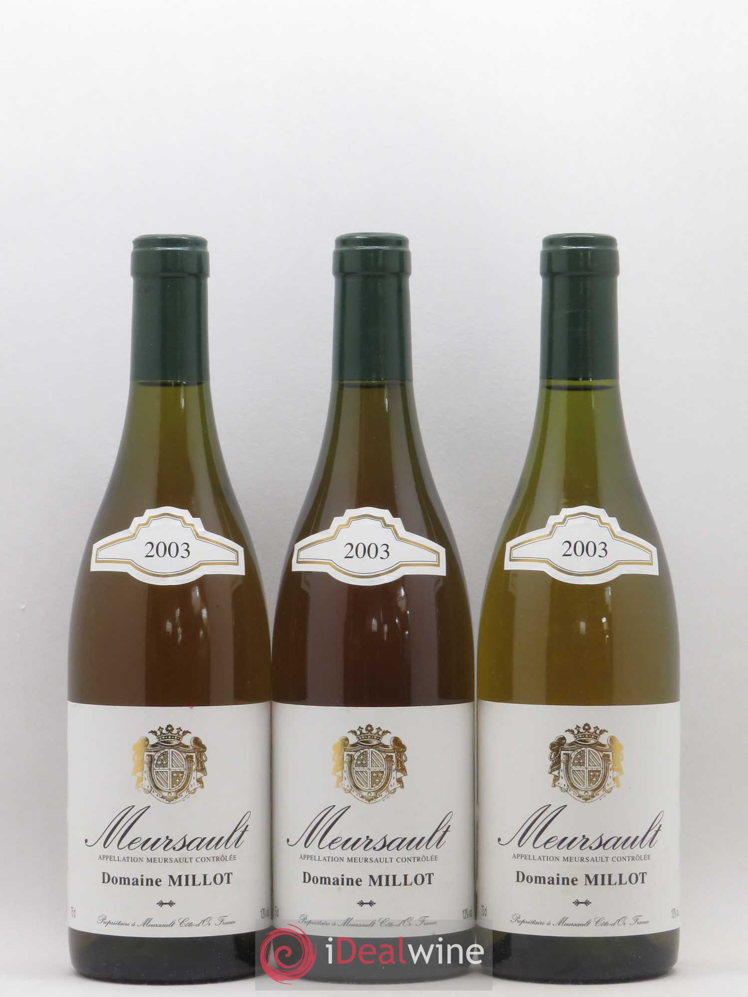 Meursault Domaine Millot 2003 - Lot de 6 bouteilles - 2