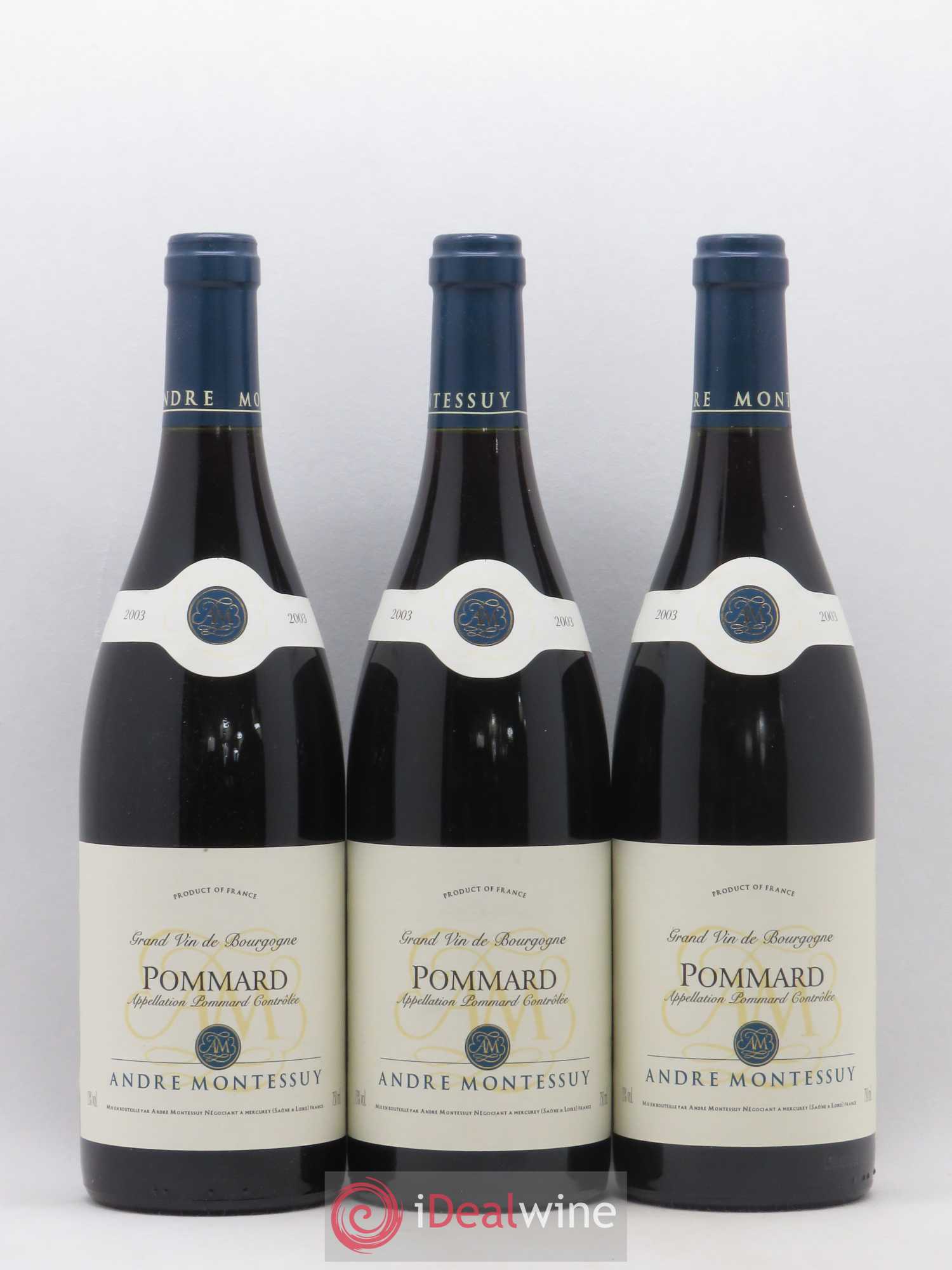 Pommard Andre Montessuy 2003 - Lot de 6 bouteilles - 2