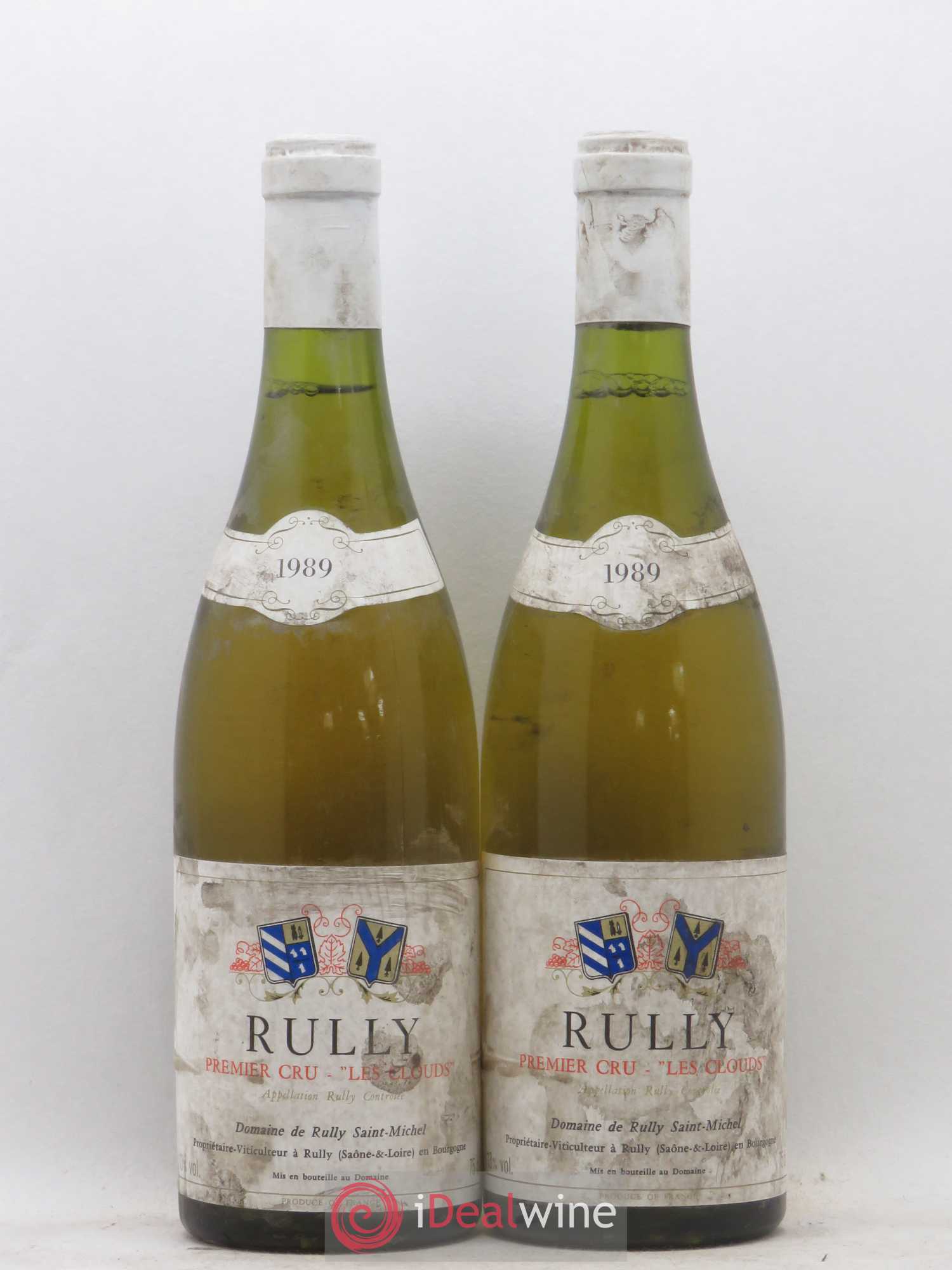 Rully 1er Cru Les Clouds Domaine de Saint Michel 1989 - Posten von 2 Flaschen - 0