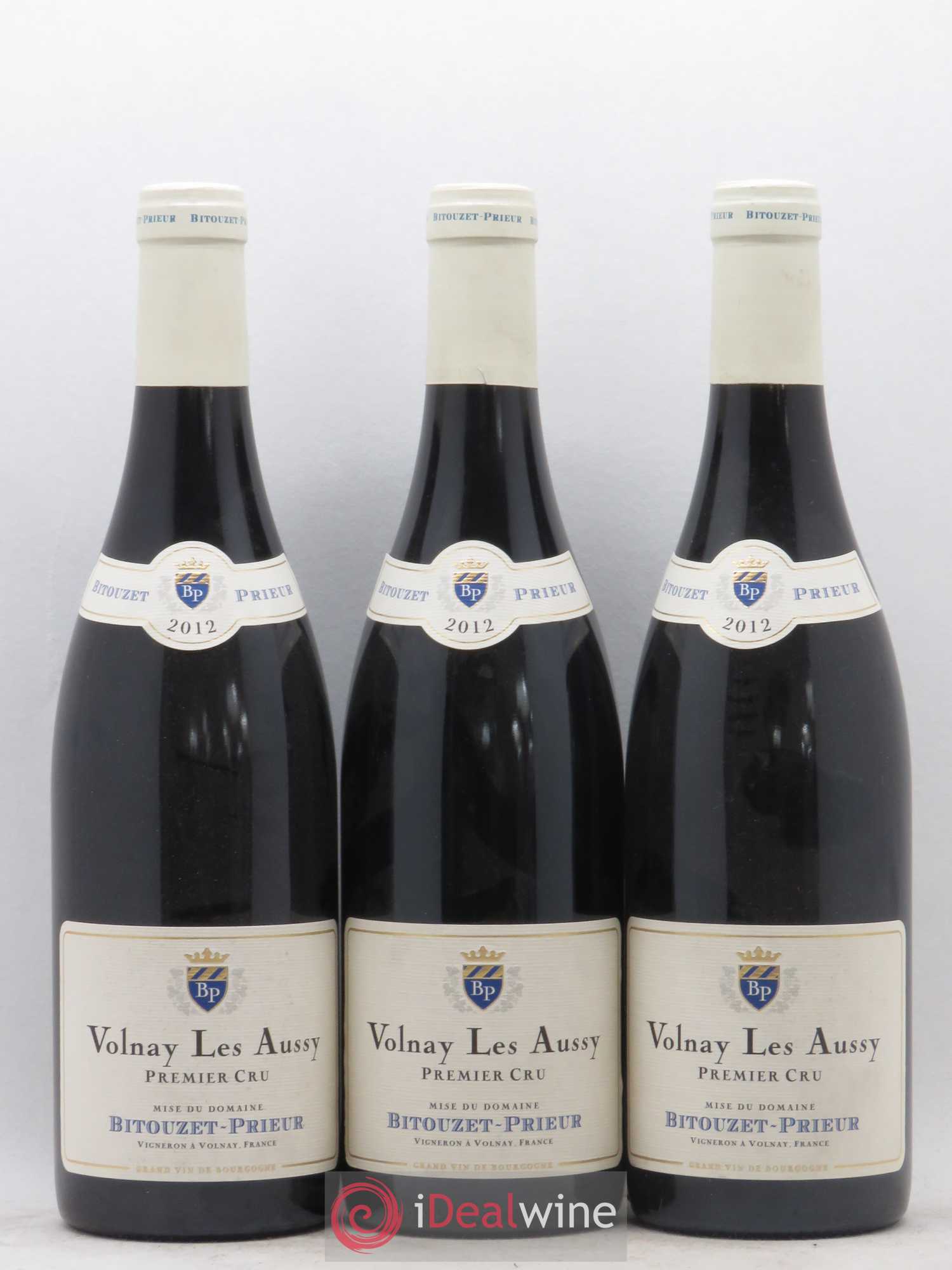 Volnay 1er Cru Les Aussy Bitouzet Prieur 2012 - Posten von 3 Flaschen - 0