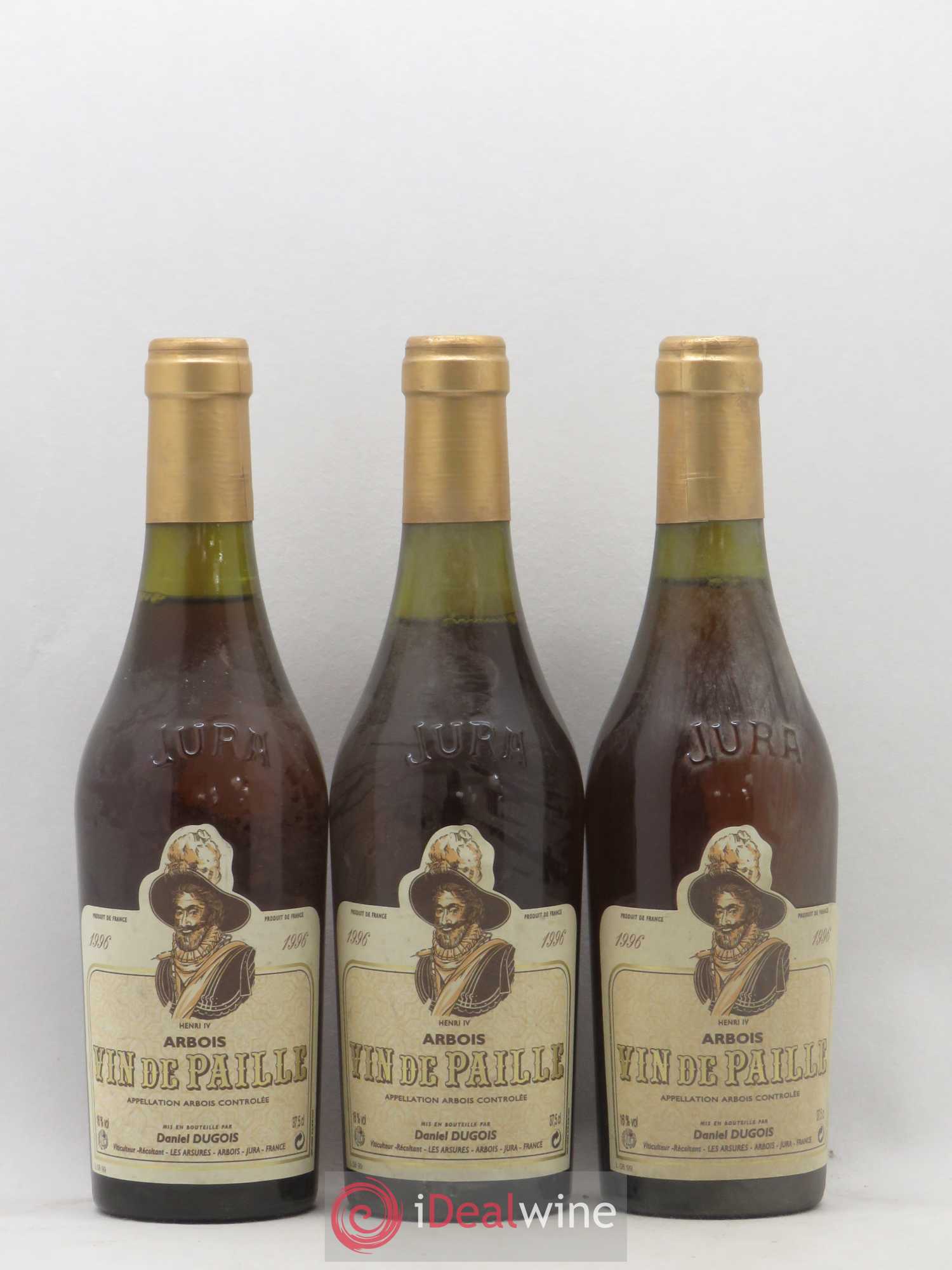 Arbois Vin de Paille Les Arsures Daniel Dugois 1996 - Posten von 6 Demi-Flaschen - 1