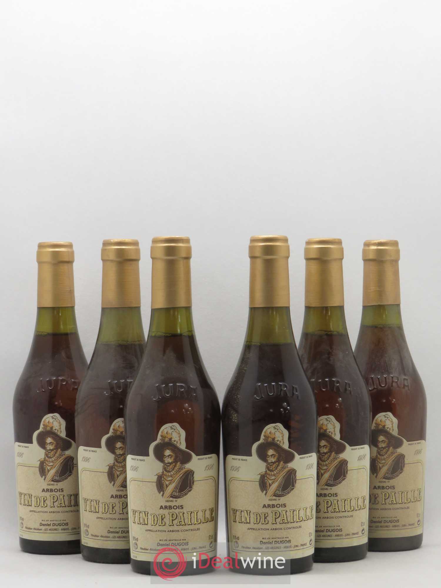 Arbois Vin de Paille Les Arsures Daniel Dugois 1996 - Posten von 6 Demi-Flaschen - 0