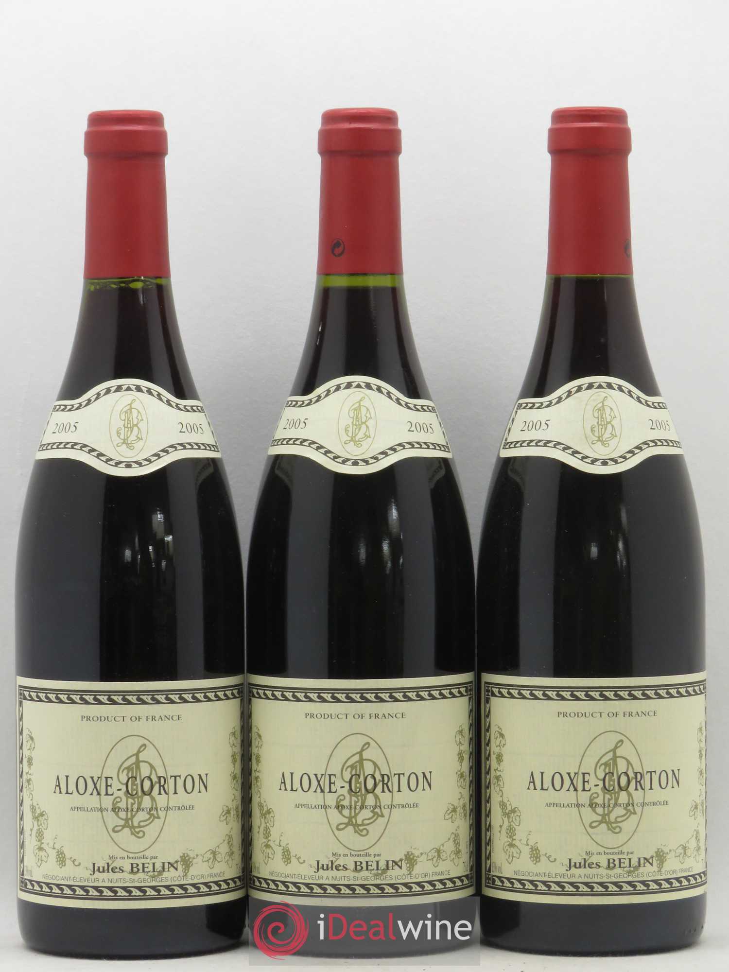 Aloxe-Corton Jules Belin 2005 - Posten von 3 Flaschen - 0