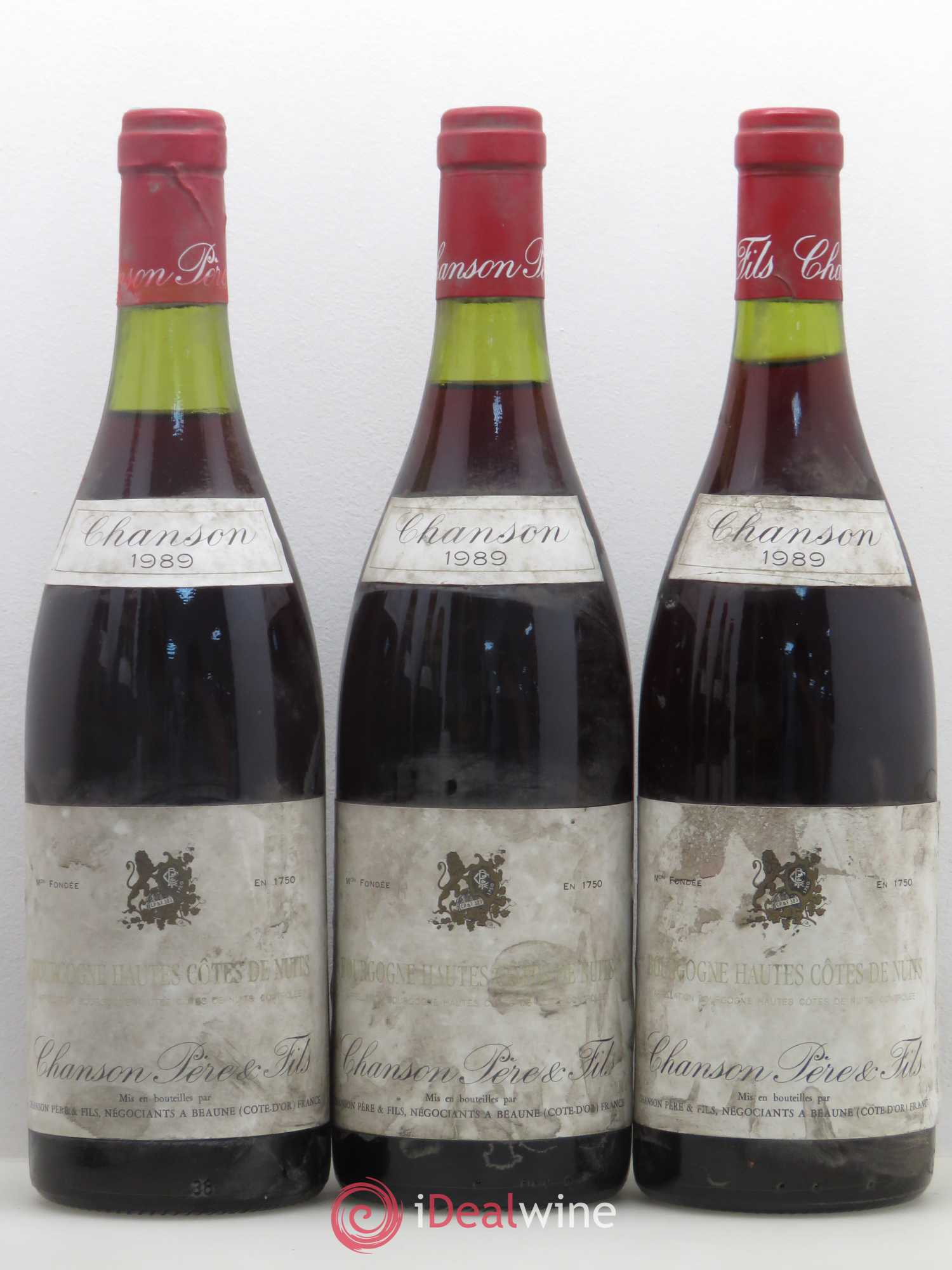 Hautes-Côtes de Nuits Chanson 1989 - Lot de 6 bouteilles - 2