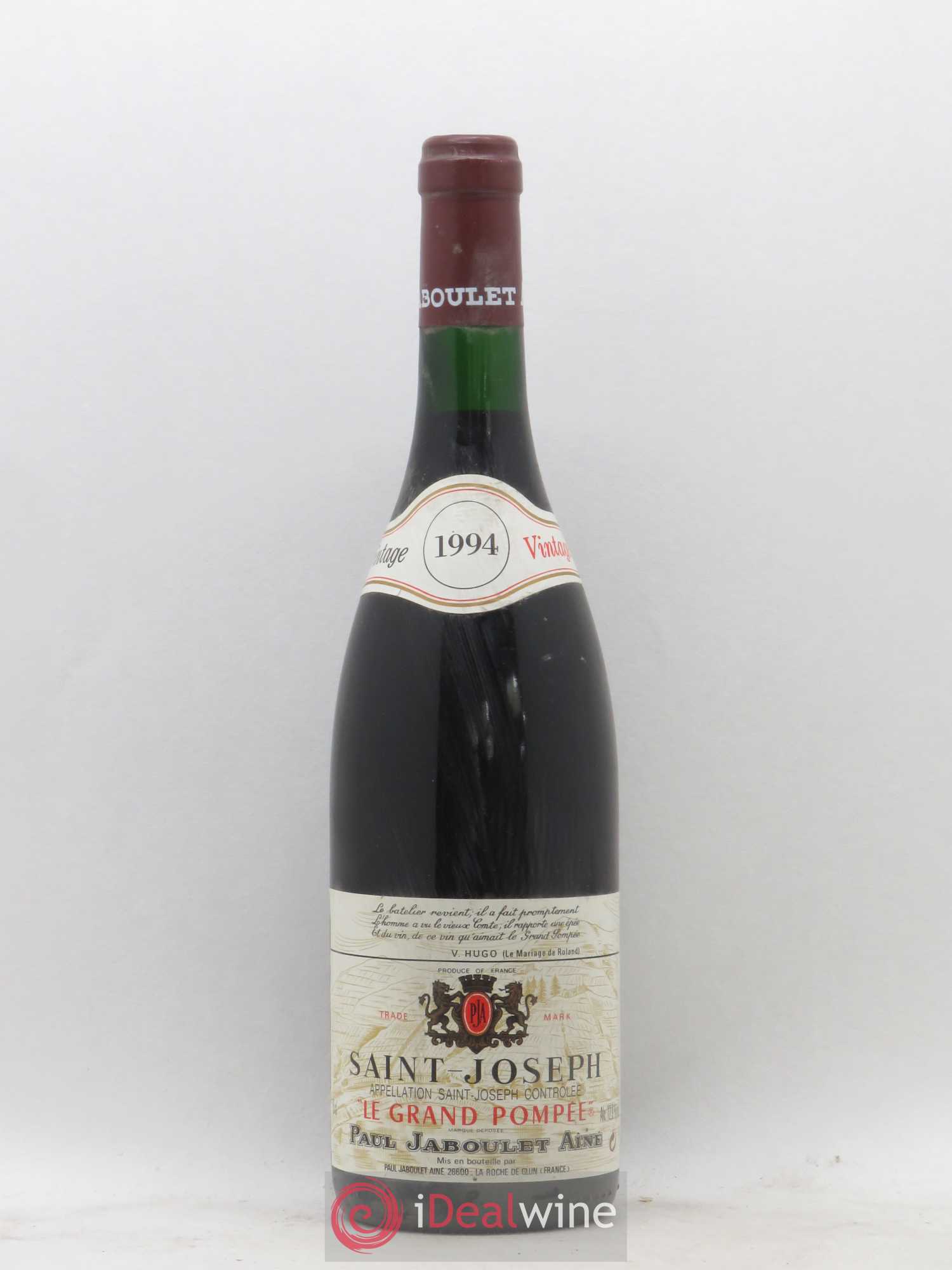 Saint-Joseph Le Grand Pompée Paul Jaboulet Ainé 1994 - Lot de 1 bouteille - 0