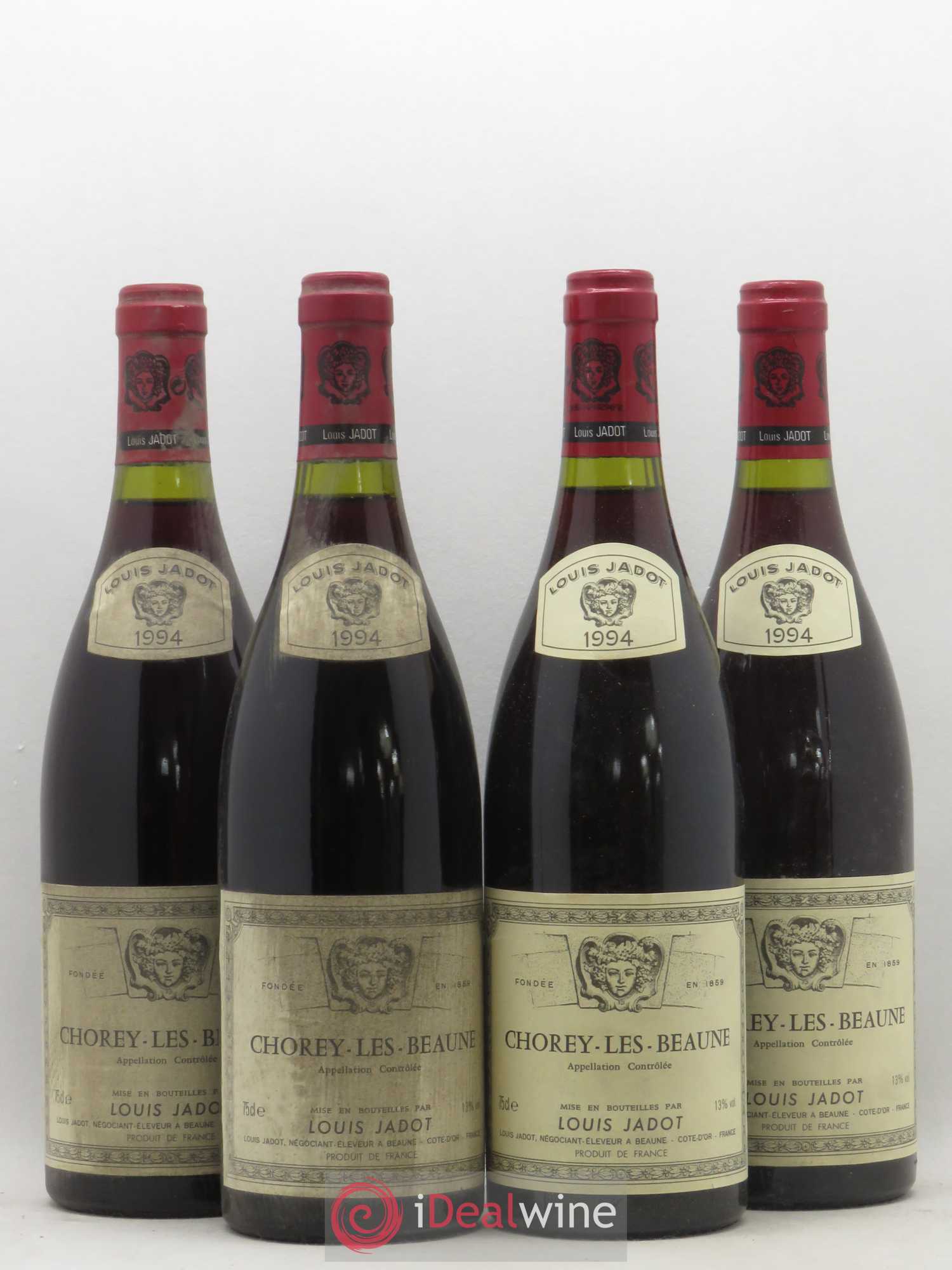 Chorey-lès-Beaune Louis Jadot 1994 - Lot de 4 bouteilles - 0