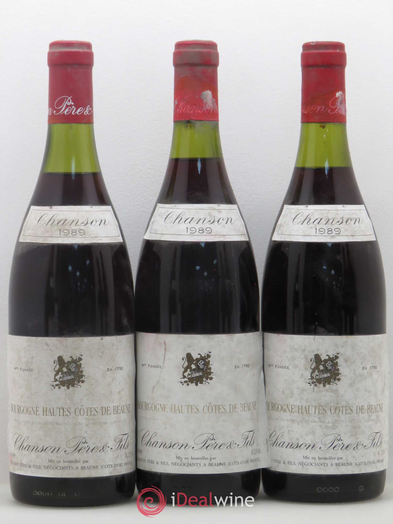 Hautes-Côtes de Beaune Chanson 1989 - Lot de 6 bouteilles - 2