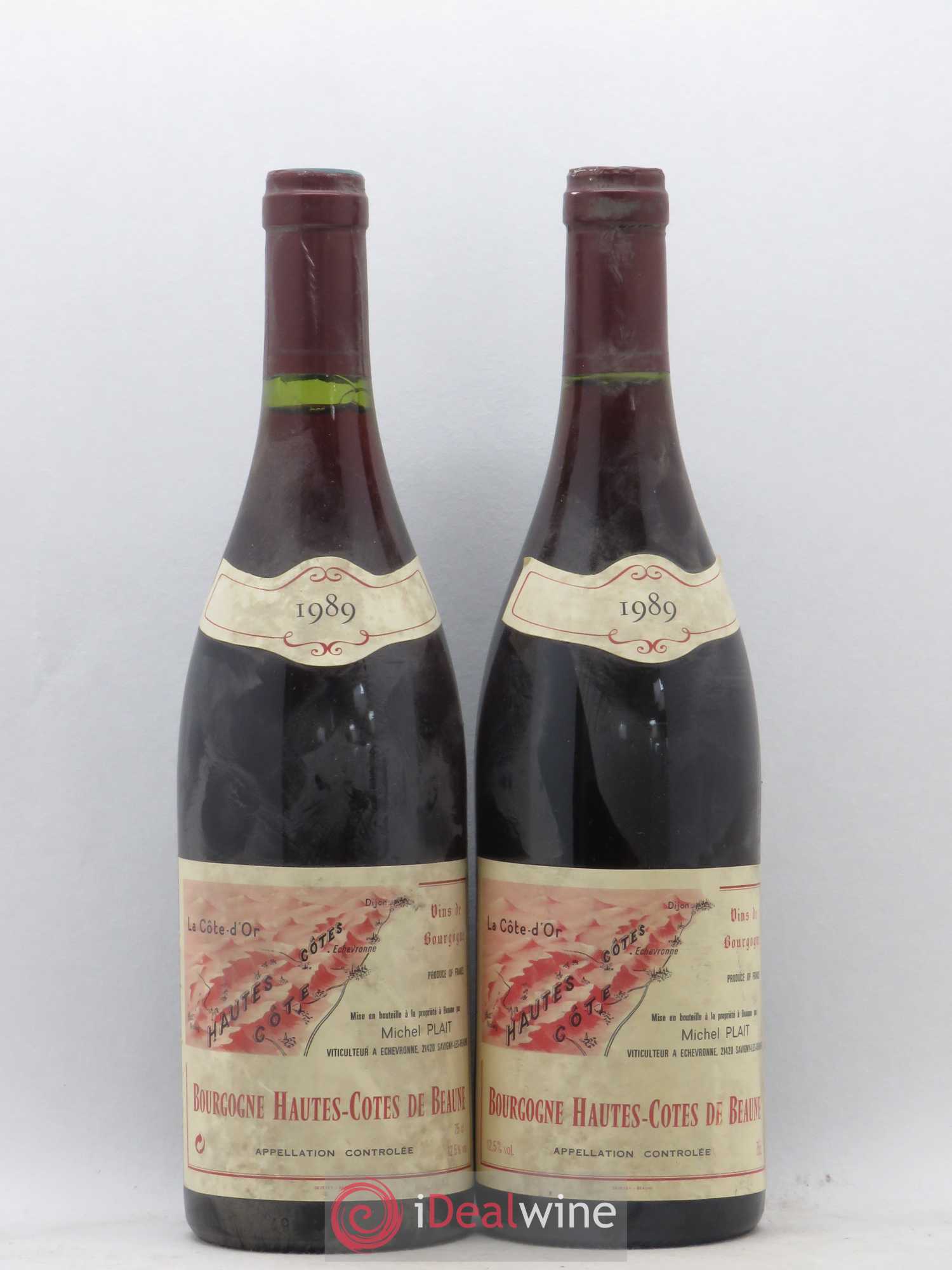 Hautes-Côtes de Beaune Michel Plait 1989 - Posten von 2 Flaschen - 0