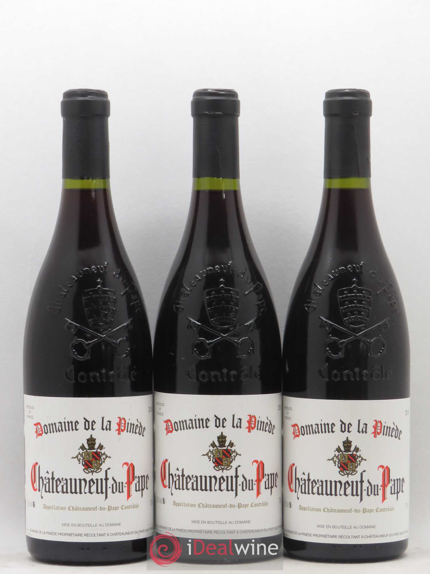 Châteauneuf-du-Pape Domaine de La Pinede 2010 - Posten von 3 Flaschen - 0