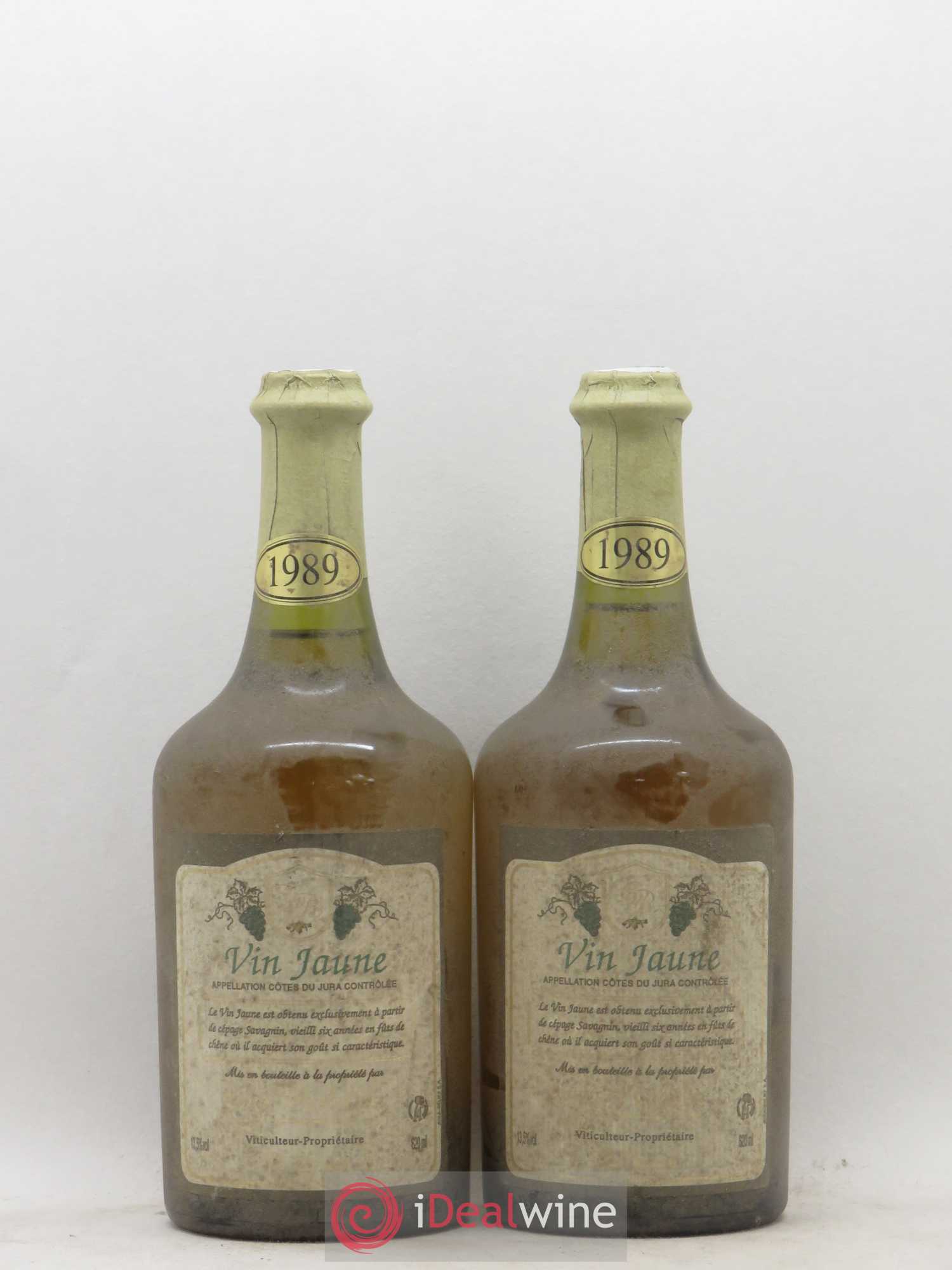 Arbois Vin Jaune Guy Robelin 1989 - Lot de 2 bouteilles - 0