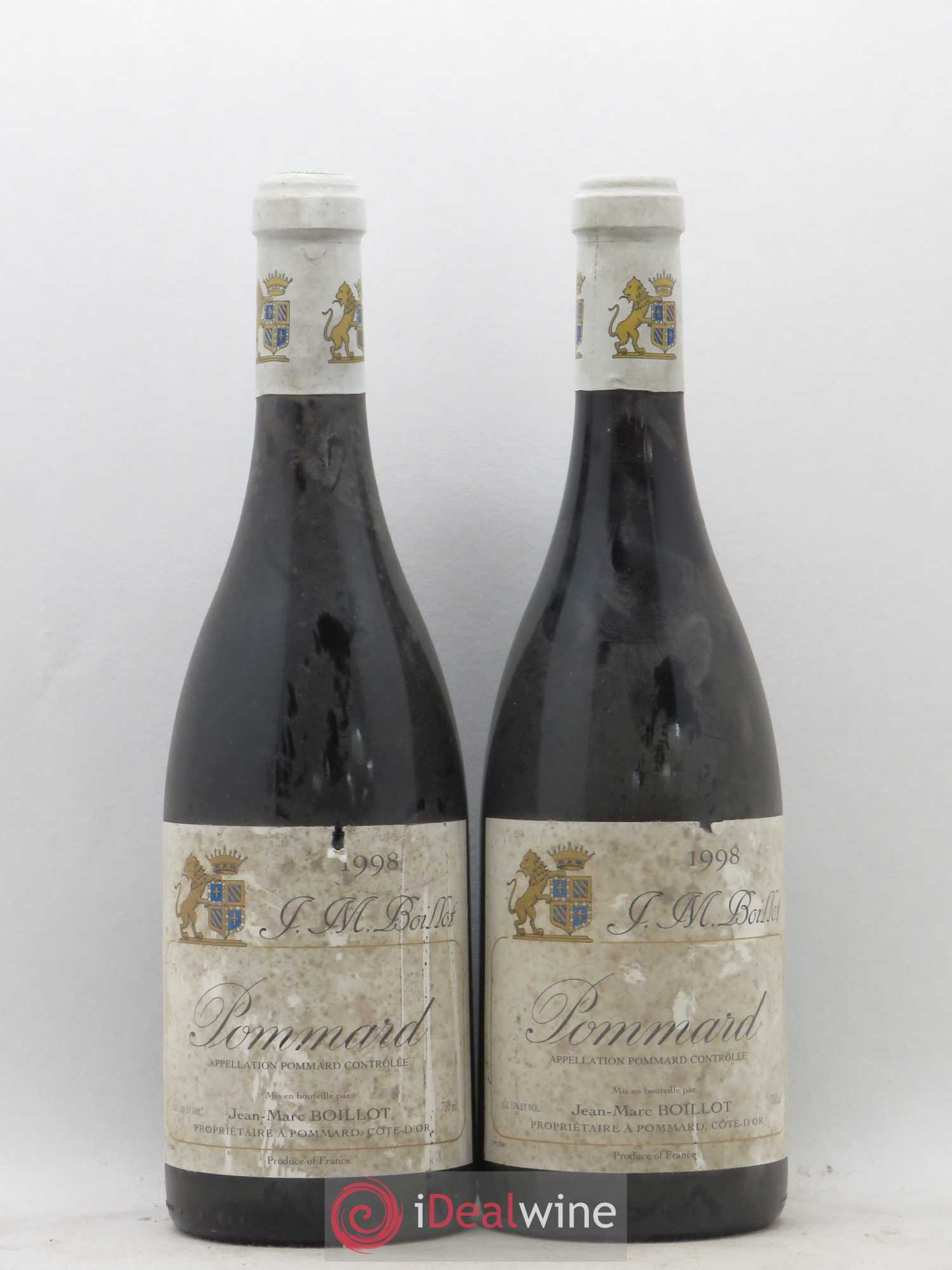 Pommard Jean-Marc Boillot 1998 - Posten von 2 Flaschen - 0
