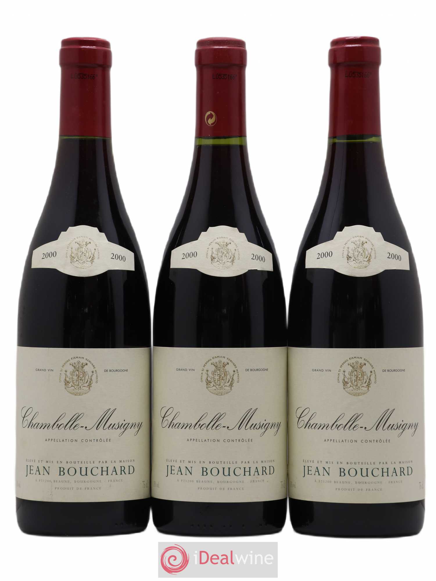 Chambolle-Musigny Jean Bouchard 2000 - Lot de 6 bouteilles - 1
