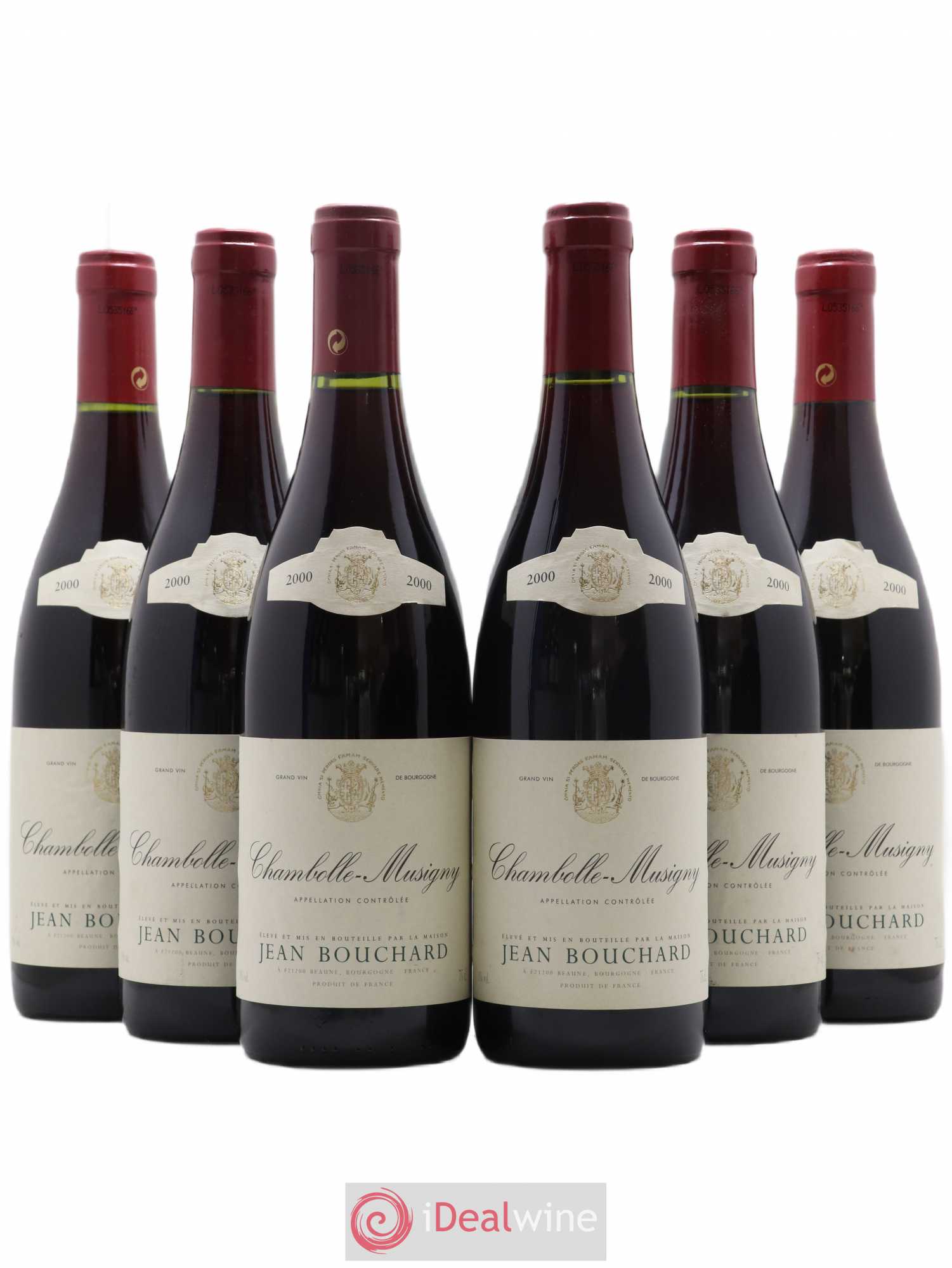 Chambolle-Musigny Jean Bouchard 2000 - Lot de 6 bouteilles - 0