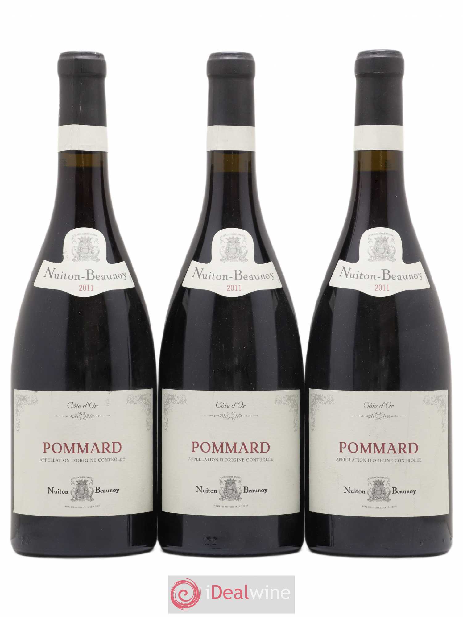 Pommard Nuitton Beaunoy 2011 - Lot de 3 bouteilles - 0