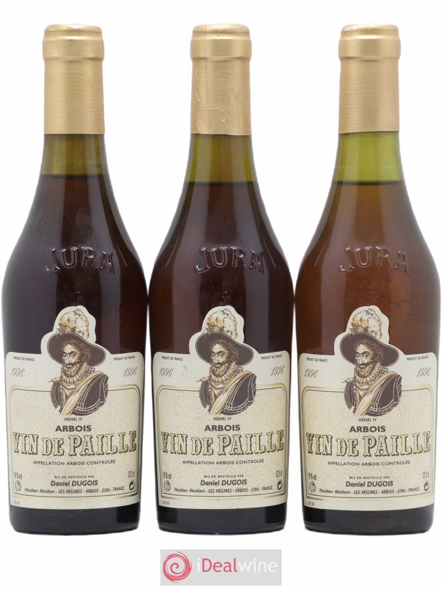 Arbois Vin de Paille Daniel Dugois 1996 - Posten von 6 Demi-Flaschen - 2