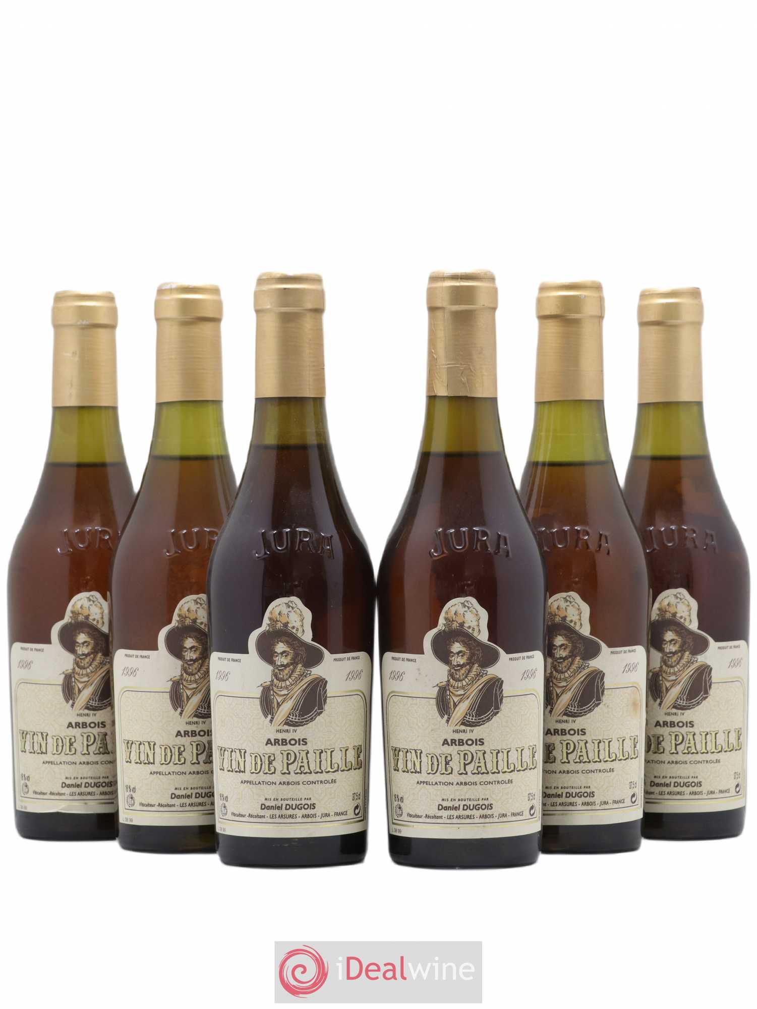 Arbois Vin de Paille Daniel Dugois 1996 - Posten von 6 Demi-Flaschen - 0