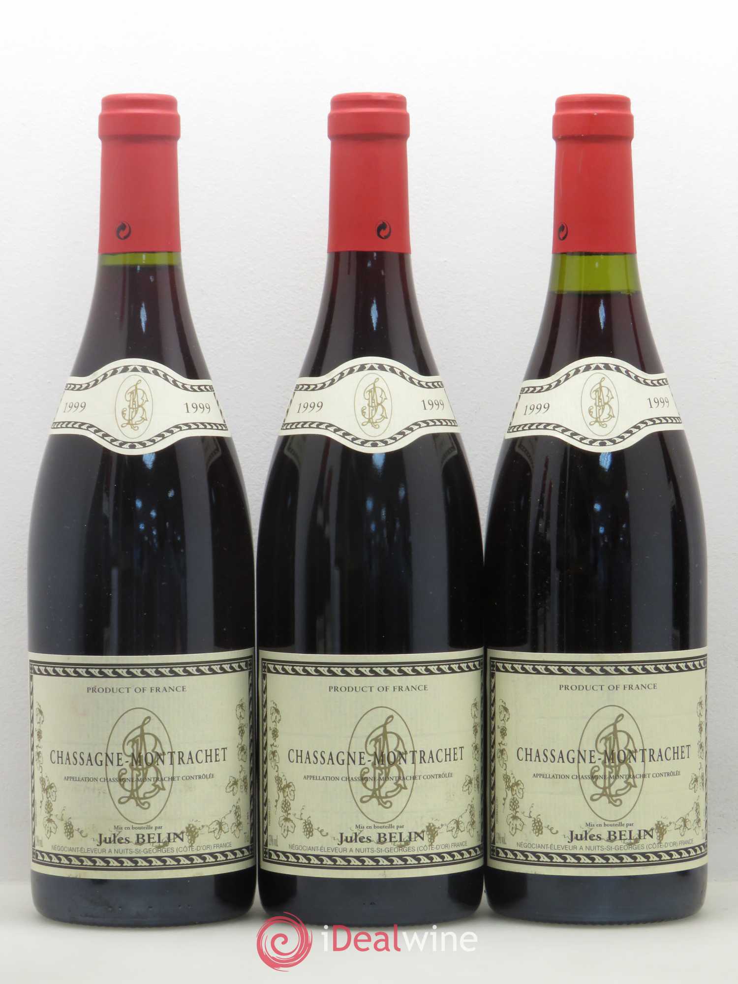 Chassagne-Montrachet Jules Belin 1999 - Lot de 6 bouteilles - 2