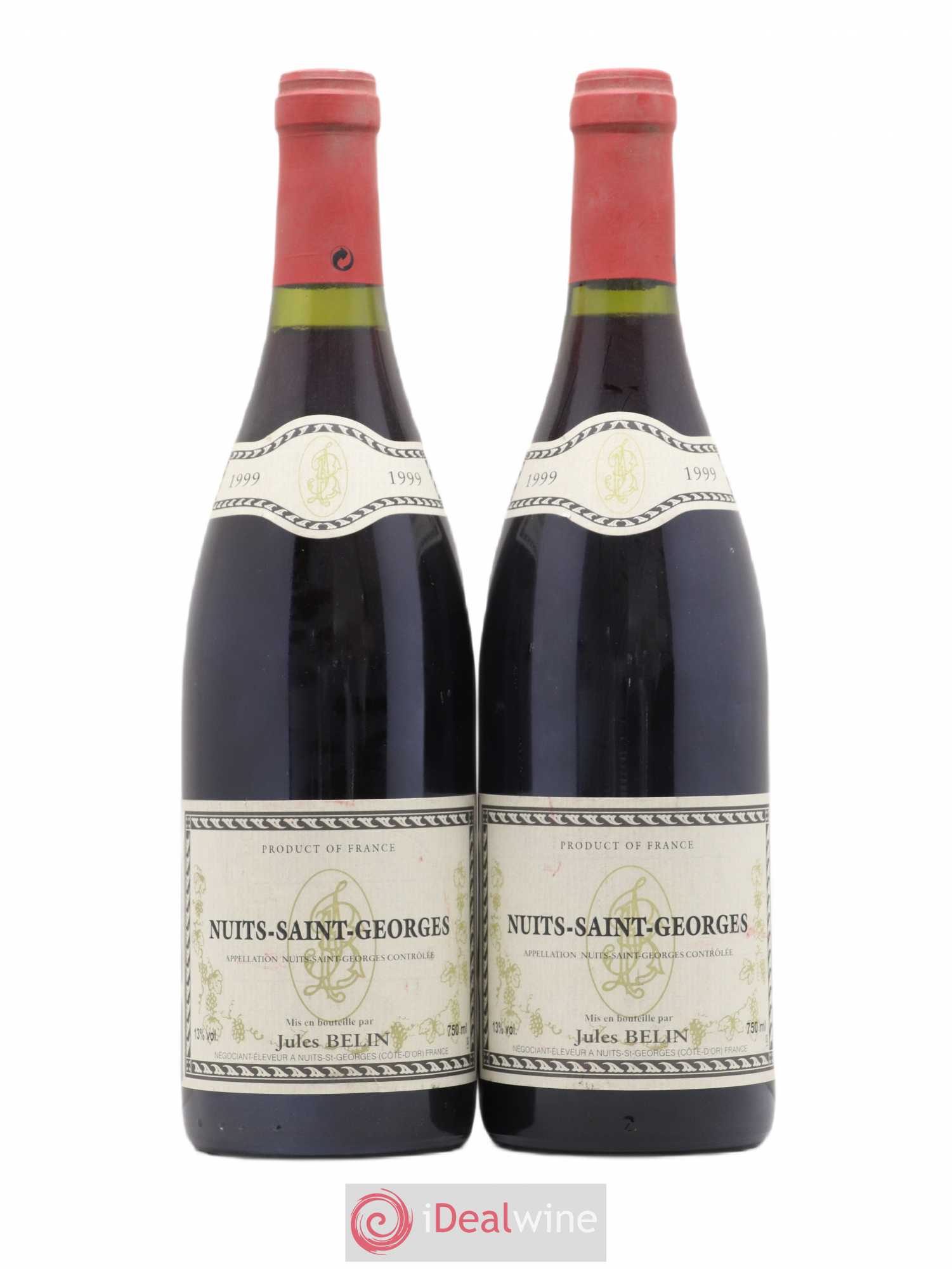 Nuits-Saint-Georges Jules Belin 1999 - Posten von 2 Flaschen - 0