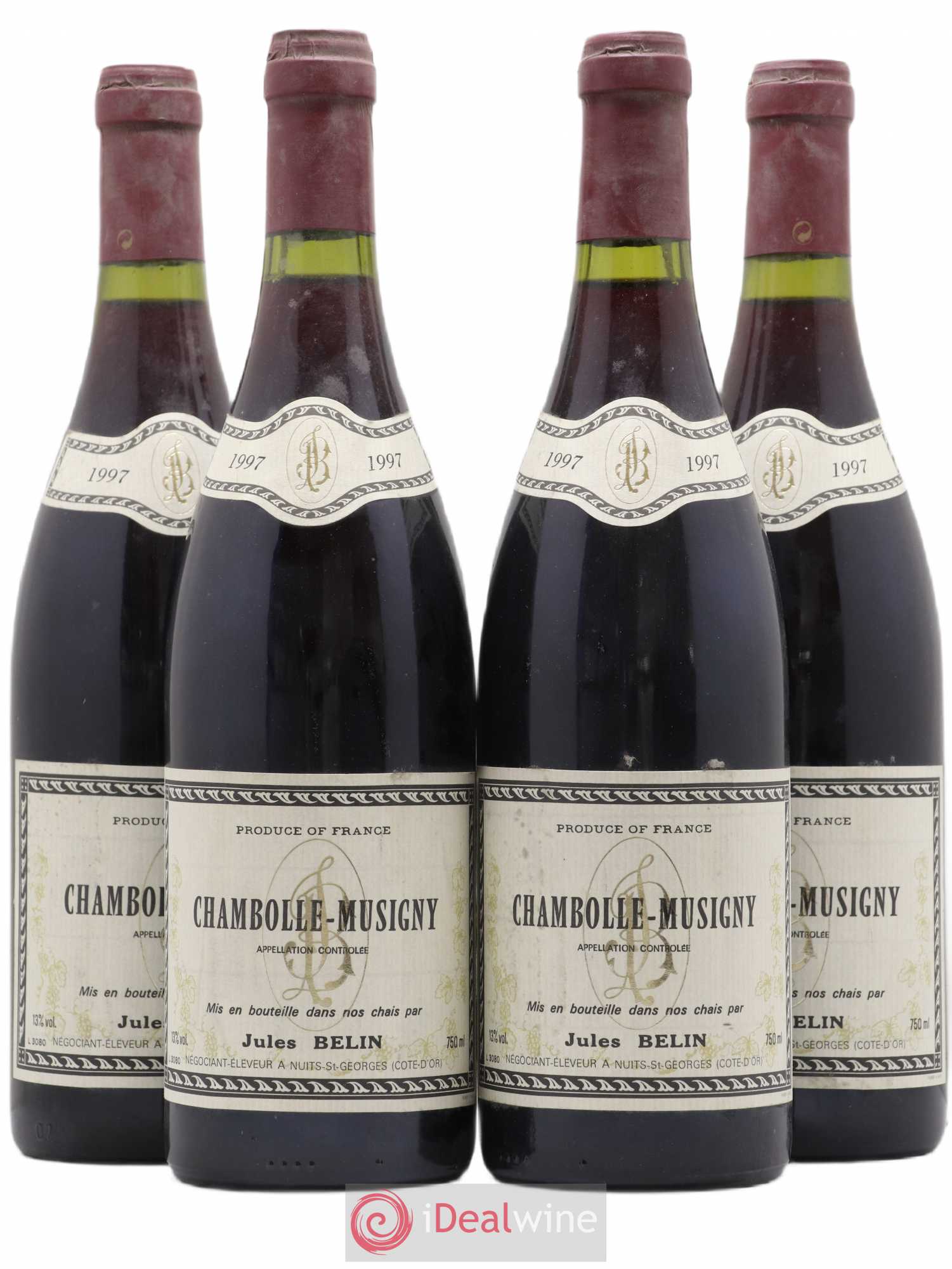 Chambolle-Musigny Jules Belin 1997 - Posten von 4 Flaschen - 0