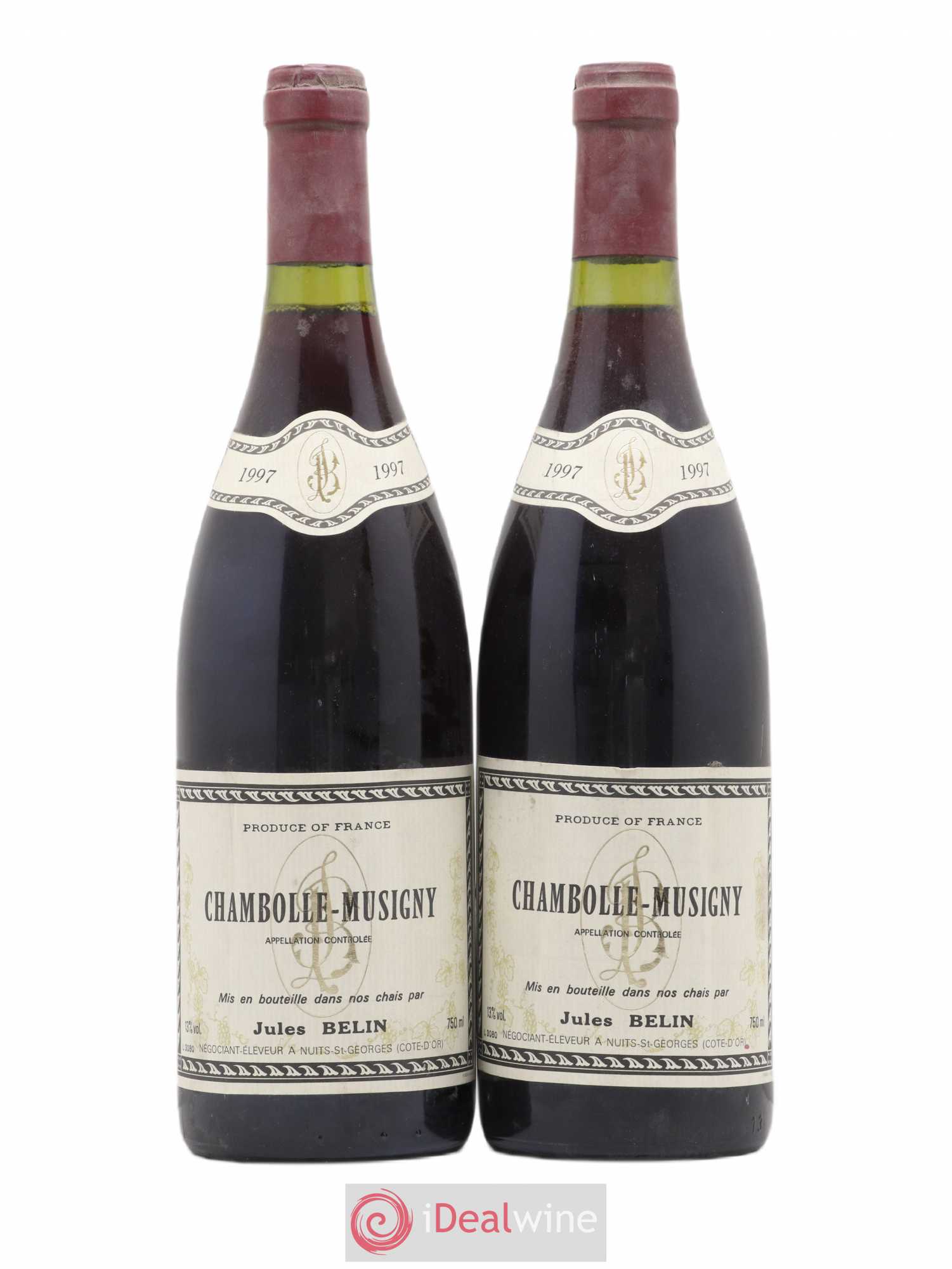 Chambolle-Musigny Jules Belin 1997 - Posten von 2 Flaschen - 0