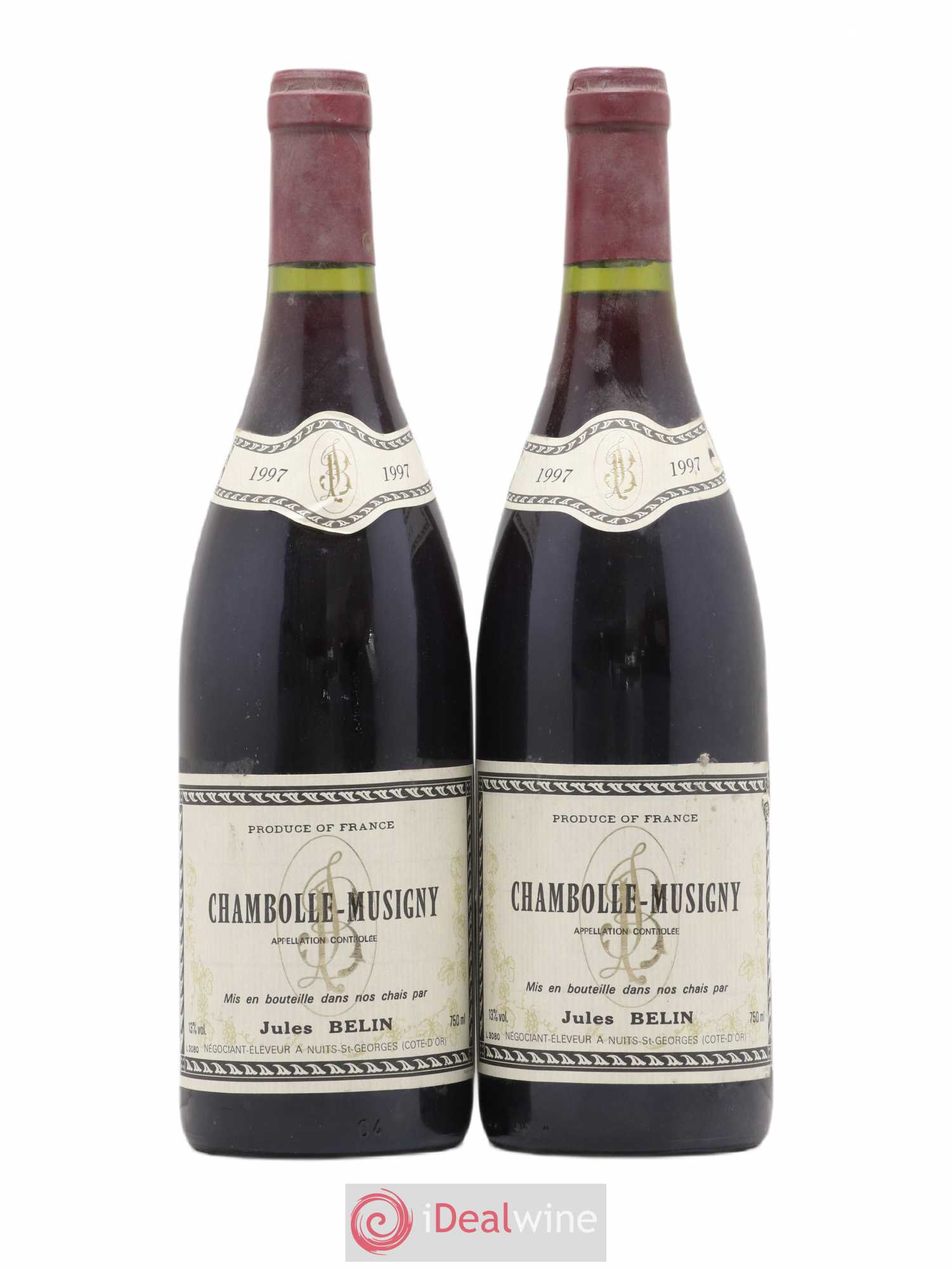 Chambolle-Musigny Jules Belin 1997 - Posten von 2 Flaschen - 0